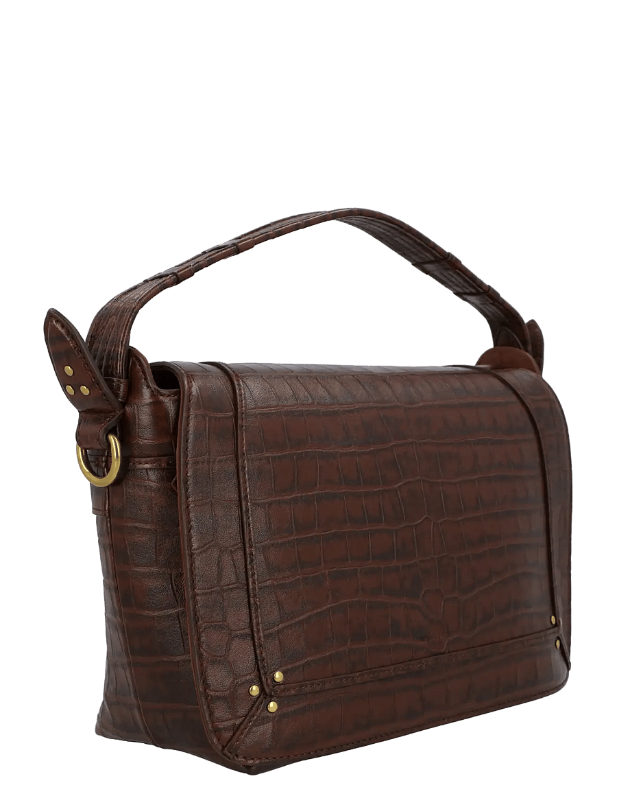 JEROME DREYFUSS - Pepito M Leather Handbag - crossbody bags - brown - 1