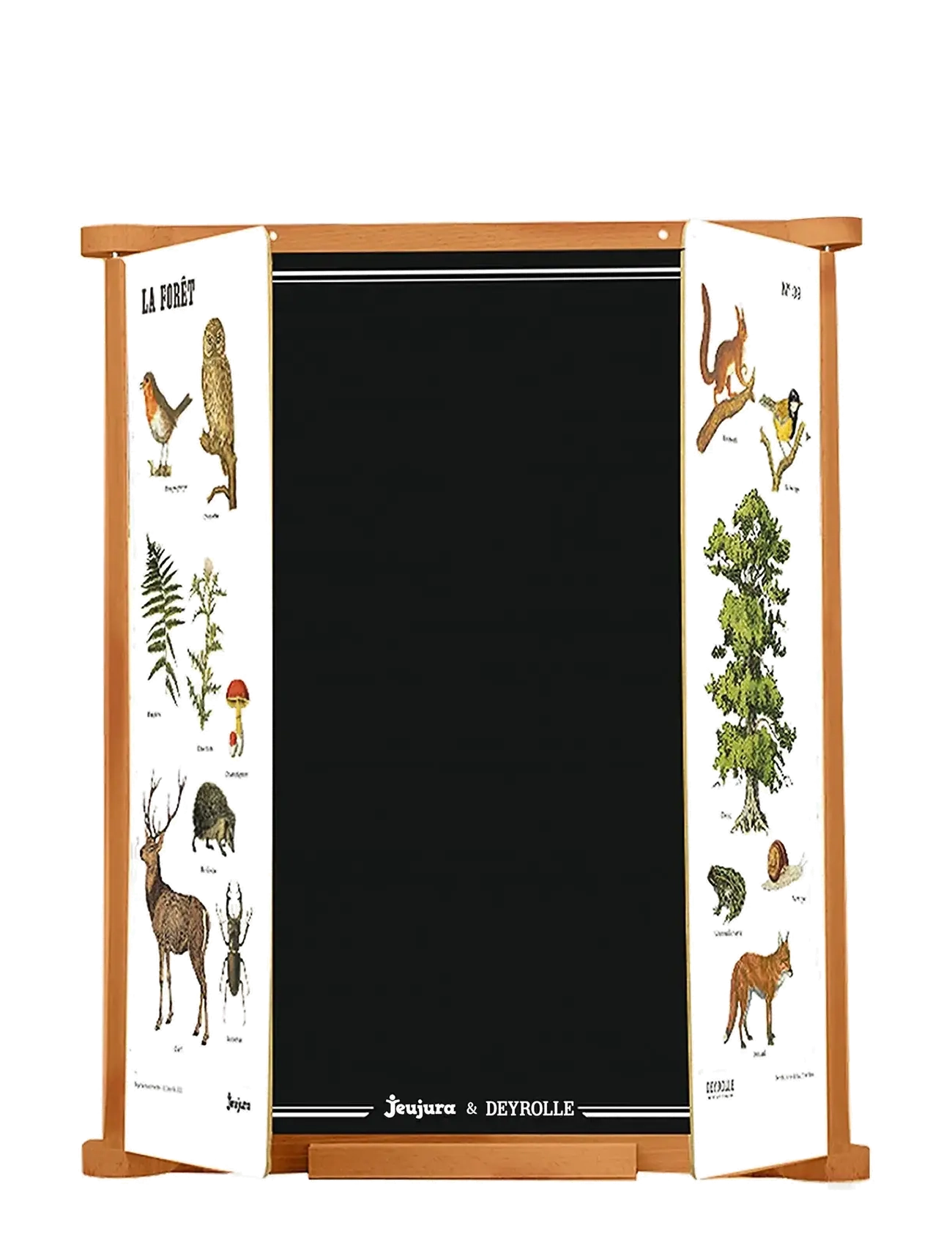 JeuJura Blackboard Wall Triptych 82 Cm Forest Deyrolle, One Size, Drawing, Mehrfarbig/gemustert - Drawing Boards, Kinder