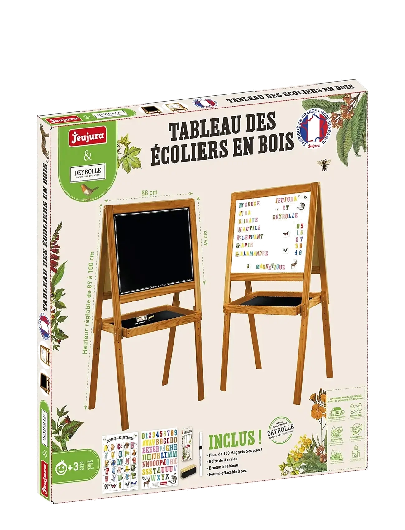 JeuJura - Blackboard - Multifunction 100 cm - Schoolchildrens Deyrolle - zeichenbretter - brown - 2