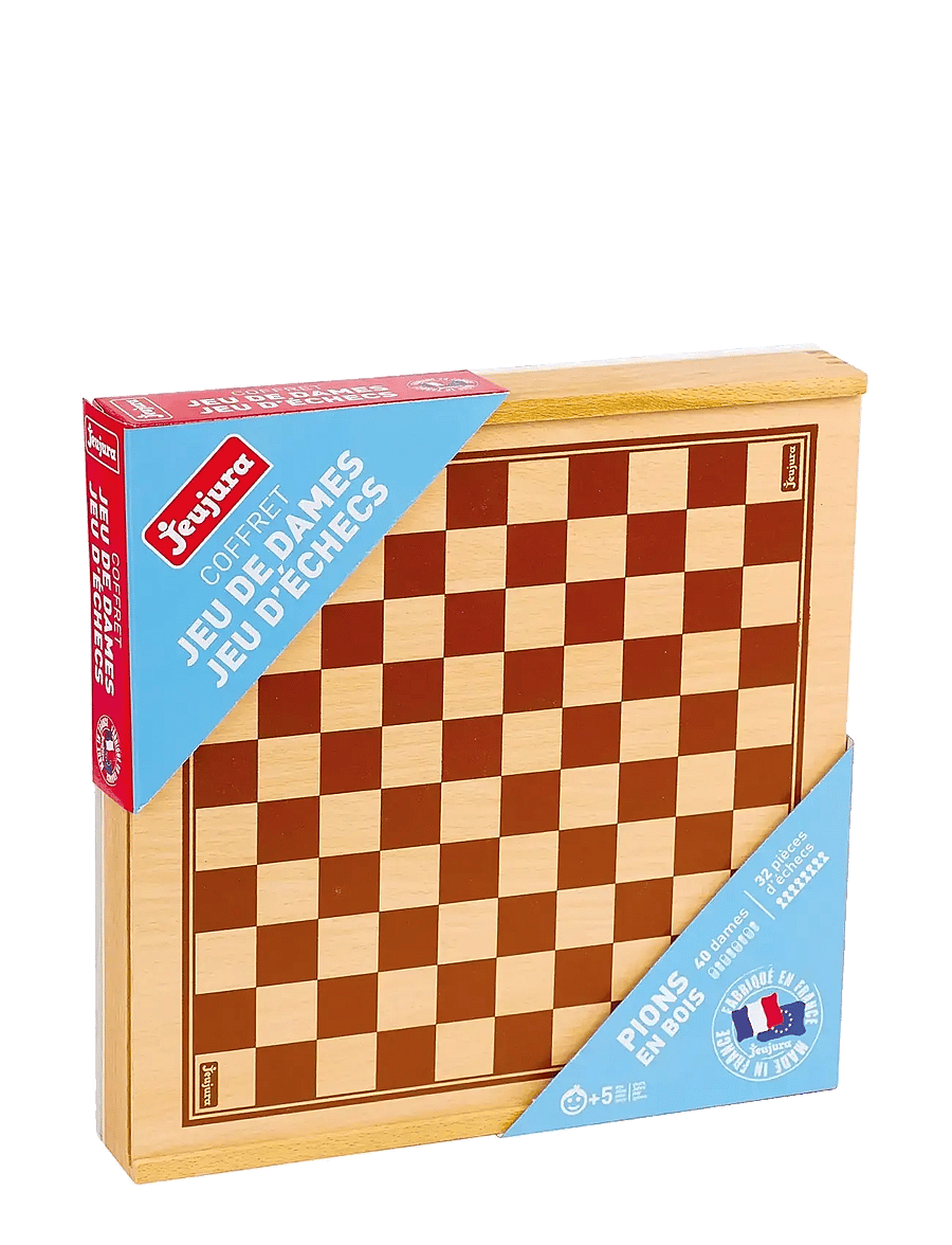 JeuJura - Game - Chess & Checkers - brettspiele - brown - 1