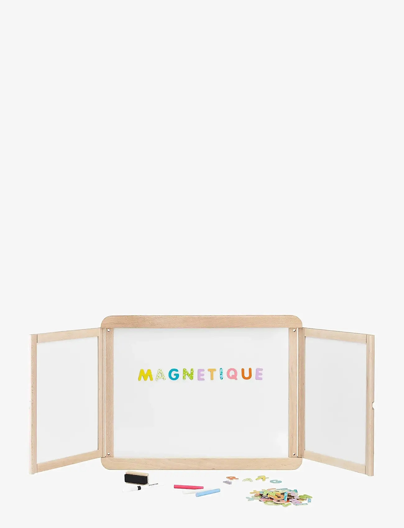 JeuJura - Blackboard - Magnetic Wall Triptych 113 cm - zeichenbretter - brown - 0
