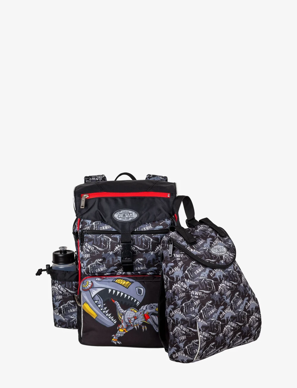 JEVA - BEGINNERS - schultaschen - dinosaur robot - 2
