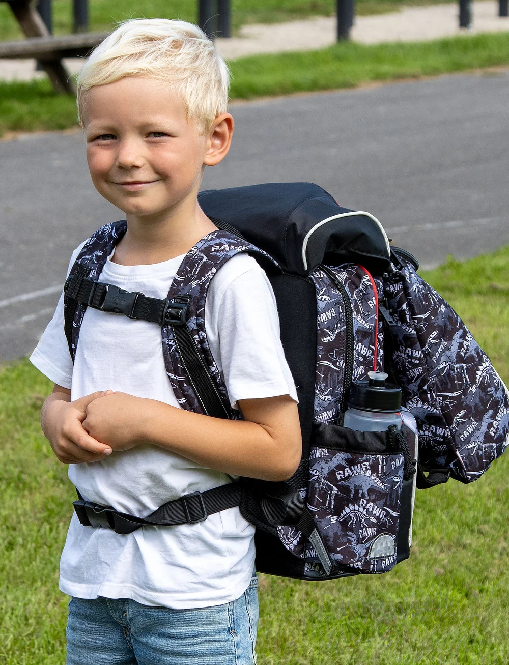 JEVA - BEGINNERS - schultaschen - dinosaur robot - 0