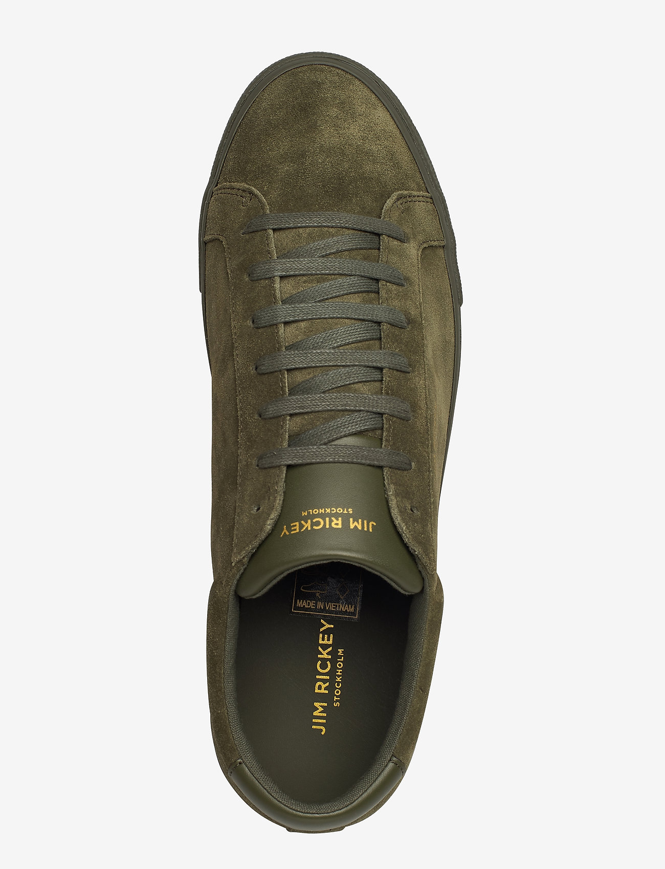 Jim Rickey - CHOP - SUEDE/PU - moss mono - 3