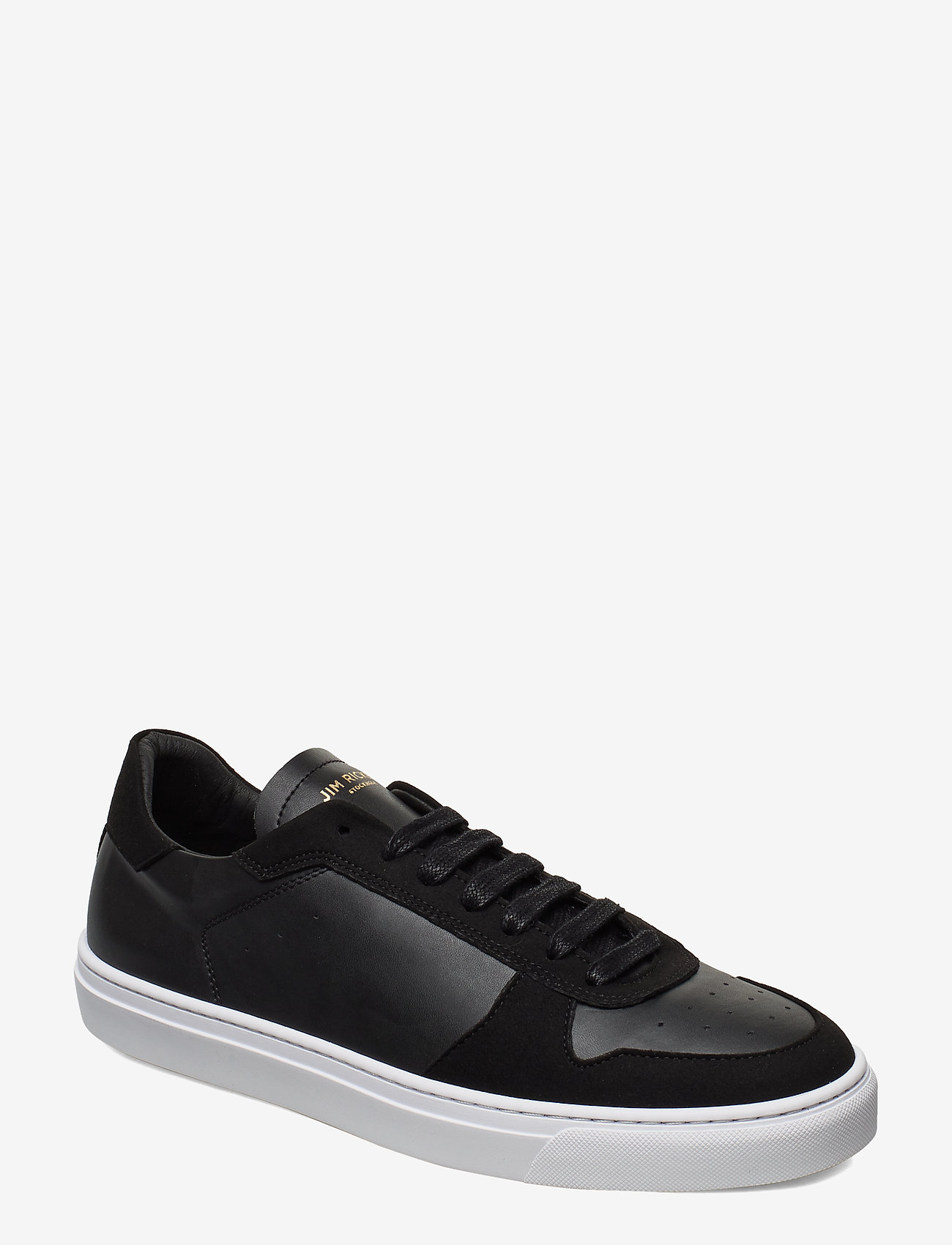 Jim Rickey - WING - VEGAN SUEDE/VEGAN LEATHER - black - 0