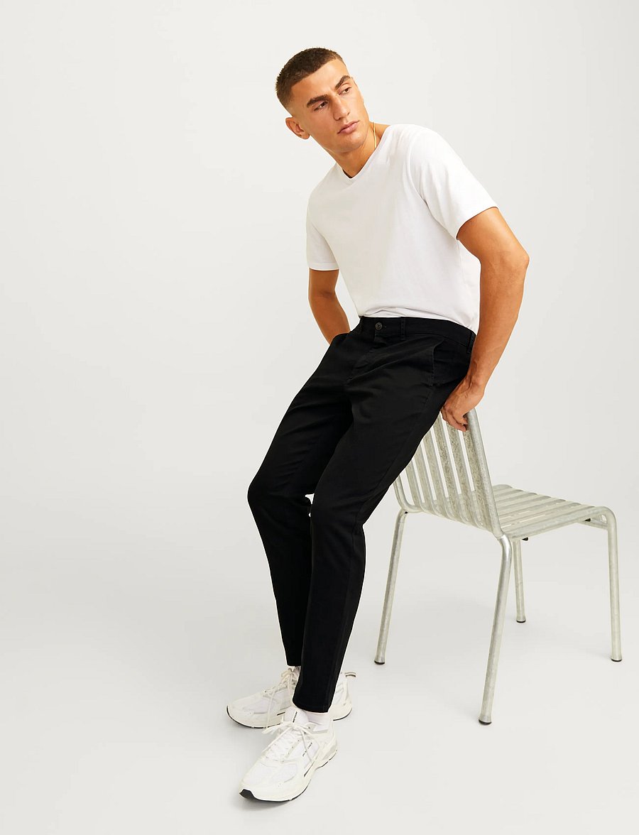 JJ REBEL - JREBMICHAEL SLIM SHARP NOOS - black - 5