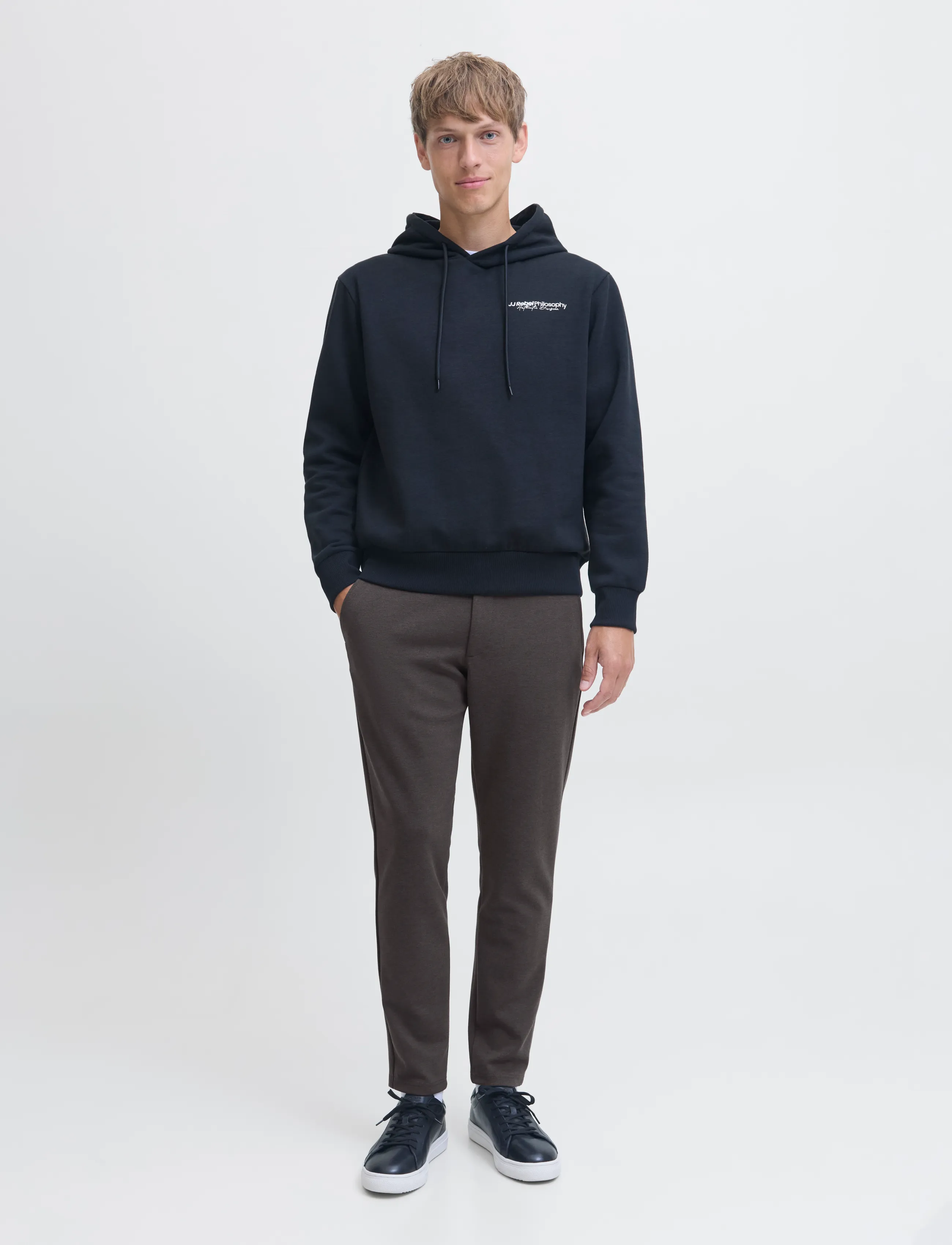 JJ REBEL - JREBMICHAEL SLIM PREP NOOS - madalaimad hinnad - dark grey melange - 4
