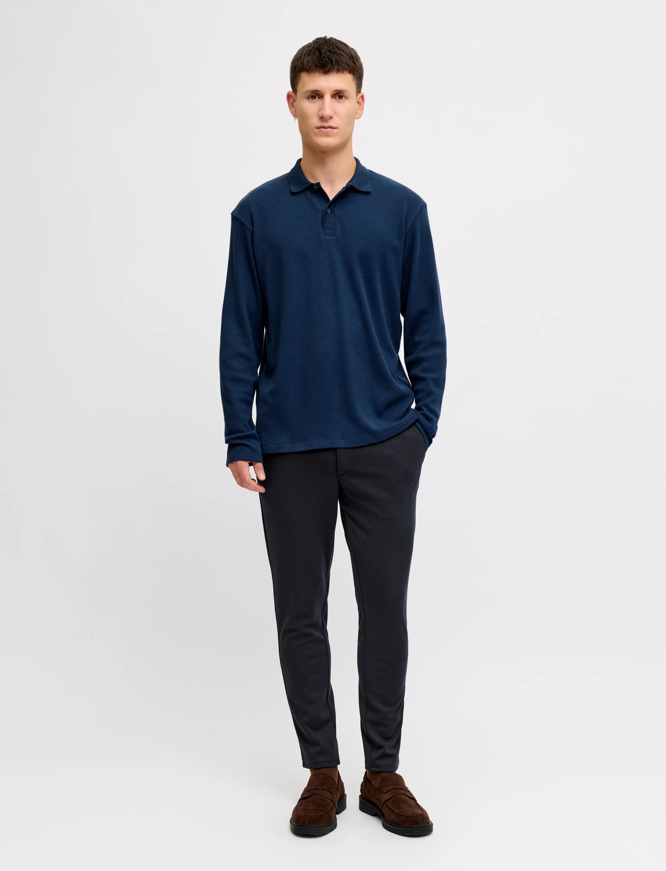 JJ REBEL - JREBMICHAEL SLIM PREP NOOS - chinos - navy blazer - 4