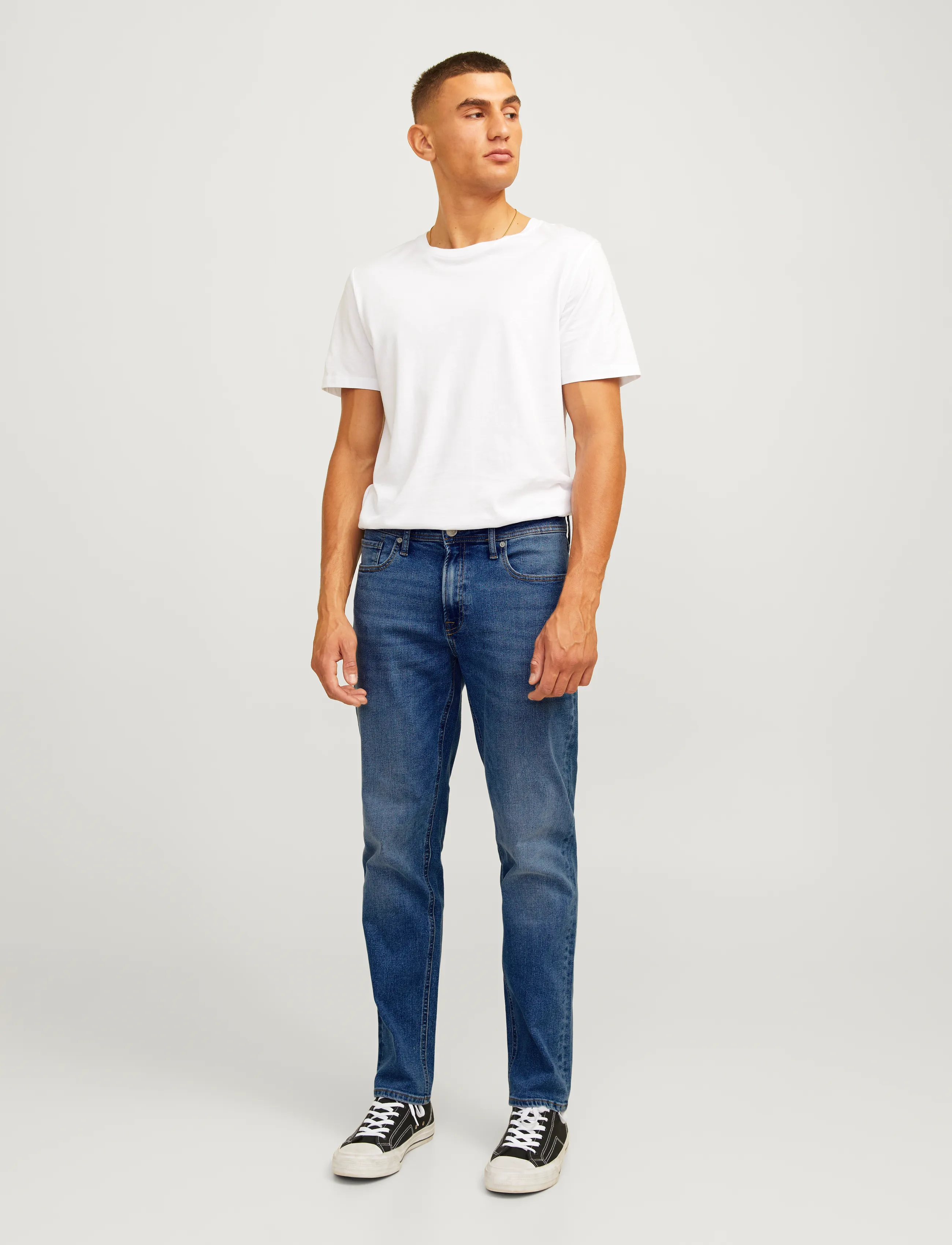 JJ REBEL - JREBADAM JJCRAFT AT 223 NOOS - bukser & jeans - blue denim - 4