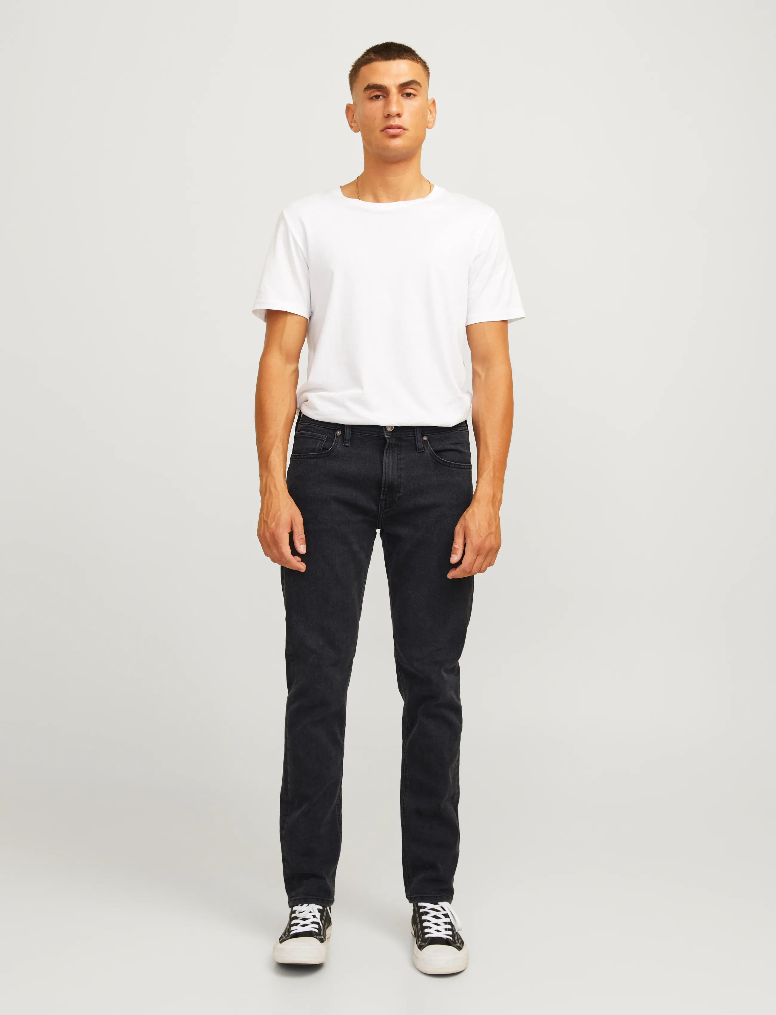 JJ REBEL - JREBADAM JJCRAFT AT 270 NOOS - bukser & jeans - black denim - 4