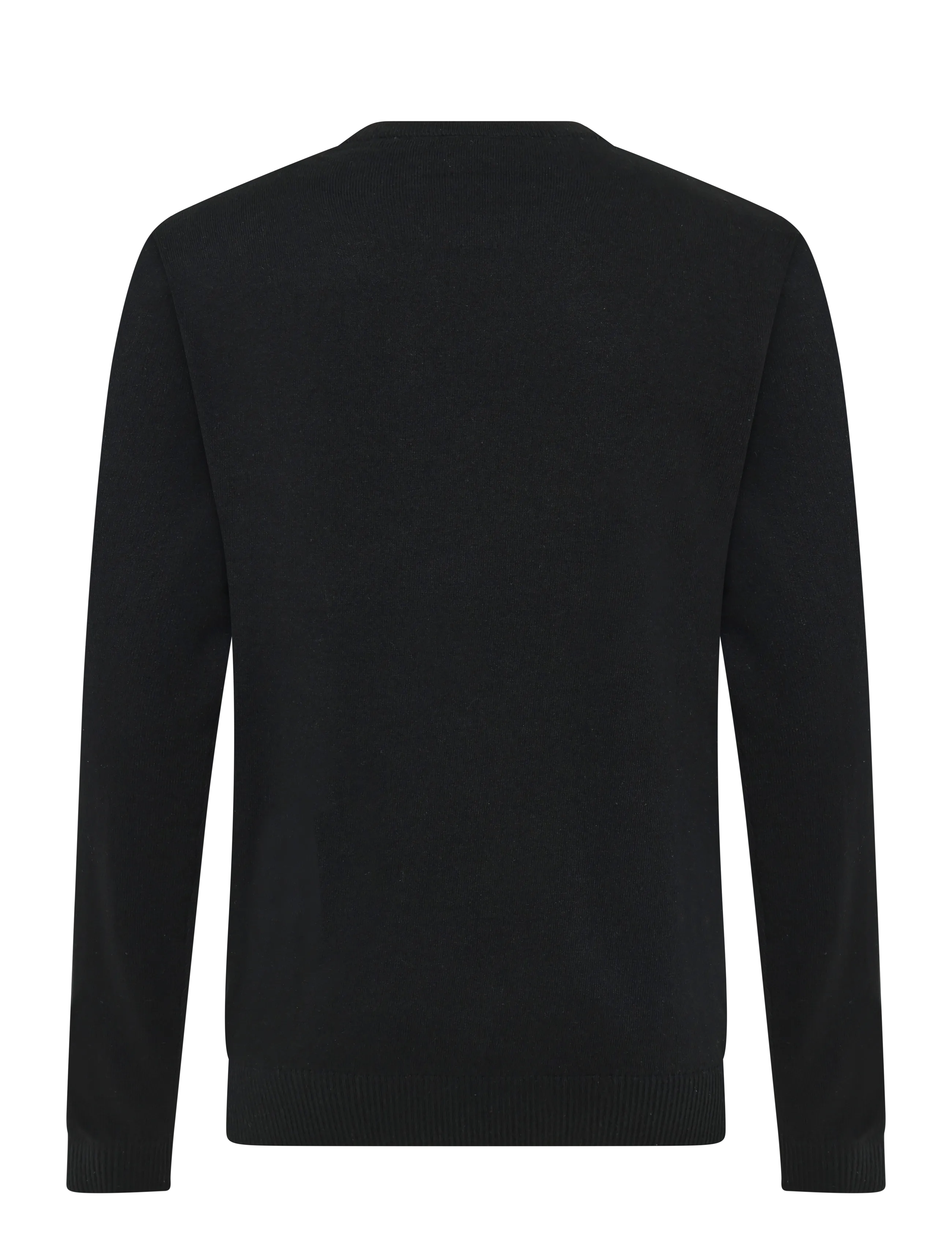 JJ REBEL - JREBCALLUM KNIT CREW NECK NOOS - laveste priser - black - 2