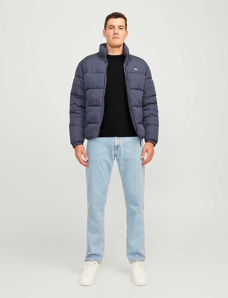 JJ REBEL - JREBCALLUM KNIT CREW NECK NOOS - black - 4