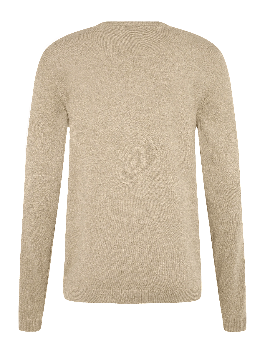 JJ REBEL - JREBCALLUM KNIT CREW NECK NOOS - Ümara kaelusega - crockery - 2