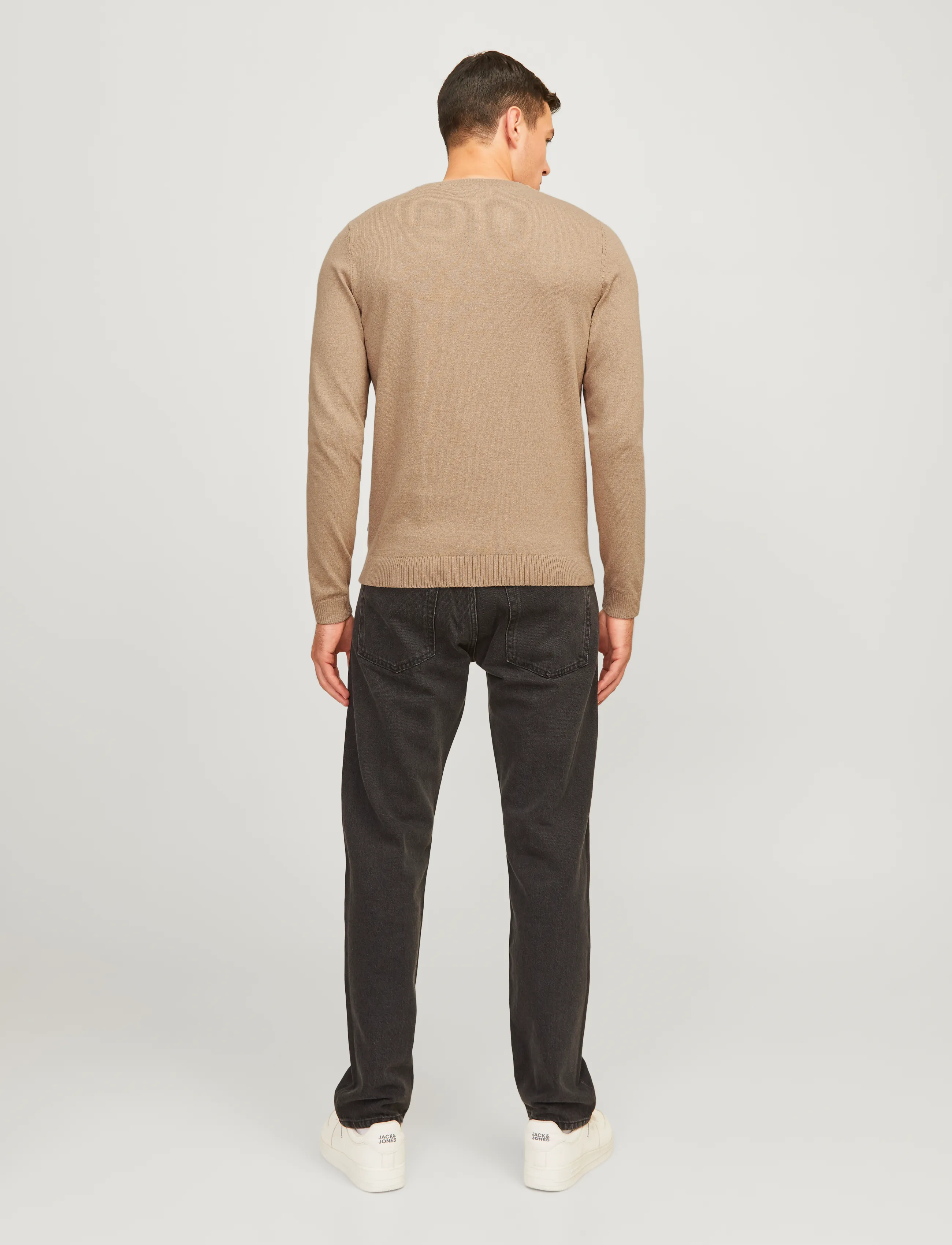 JJ REBEL - JREBCALLUM KNIT CREW NECK NOOS - madalaimad hinnad - crockery - 3