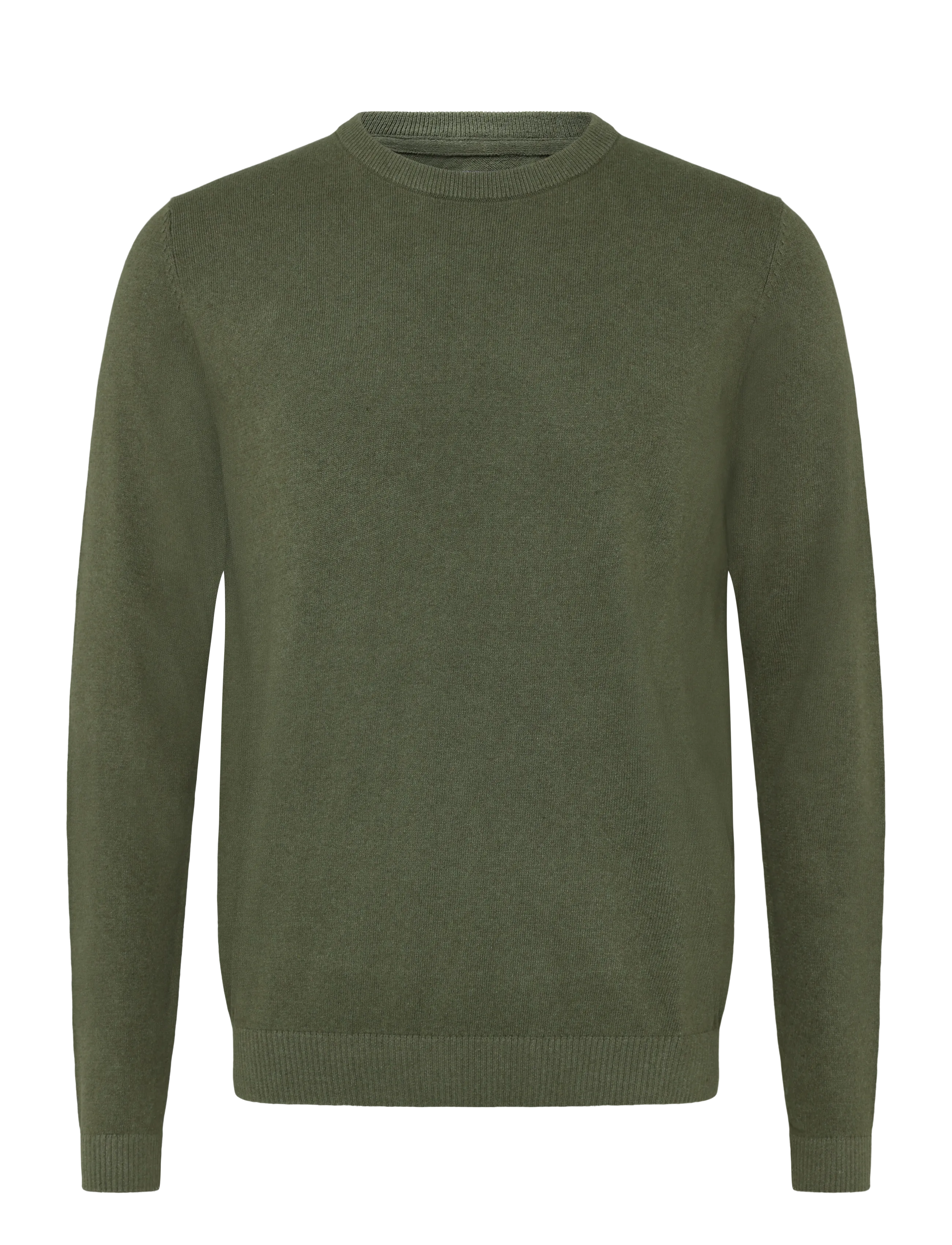 JJ REBEL Jrebcallum Knit Crew Neck Noos Grün - XXL - Herren