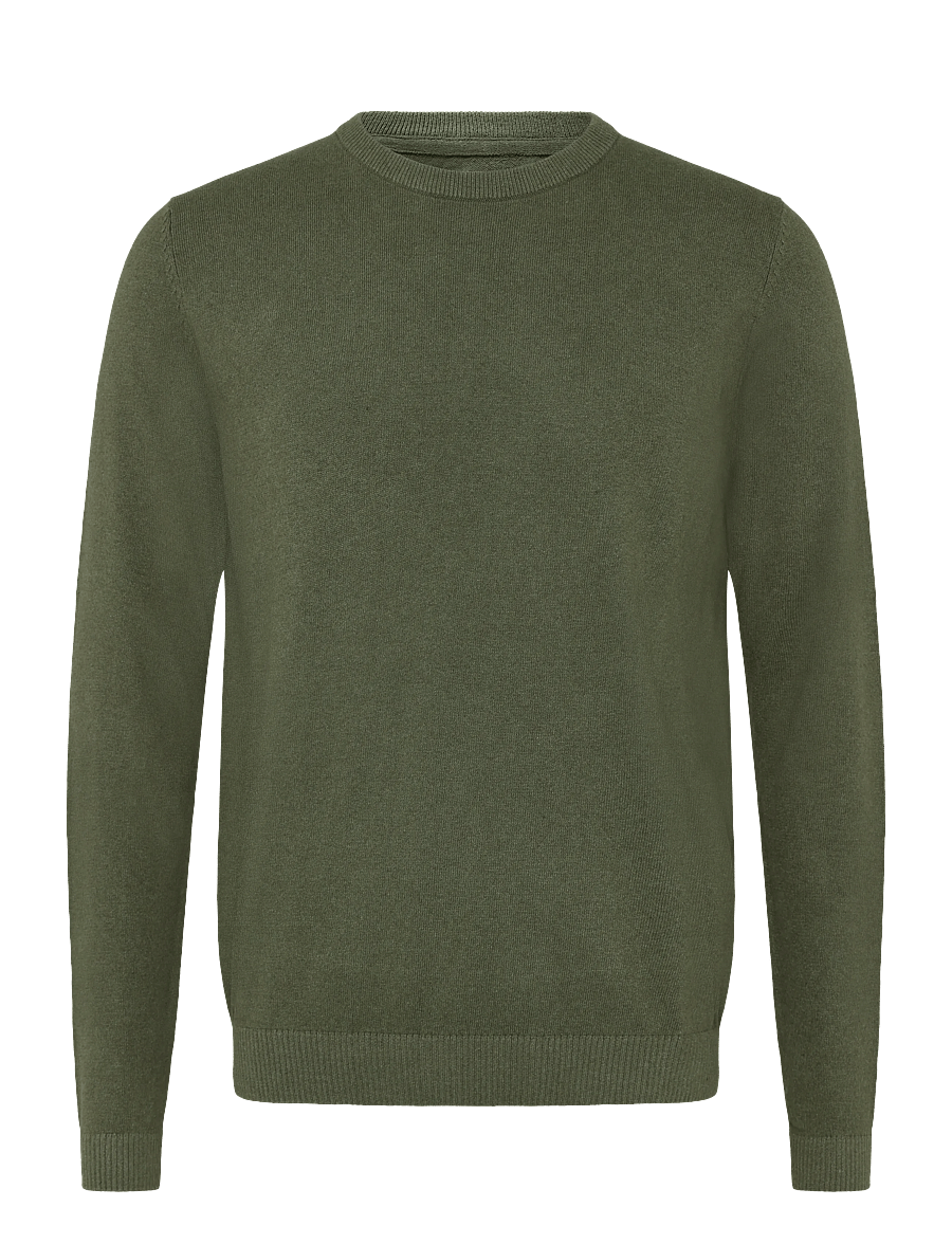 JJ REBEL - JREBCALLUM KNIT CREW NECK NOOS - Ümara kaelusega - forest night - 1