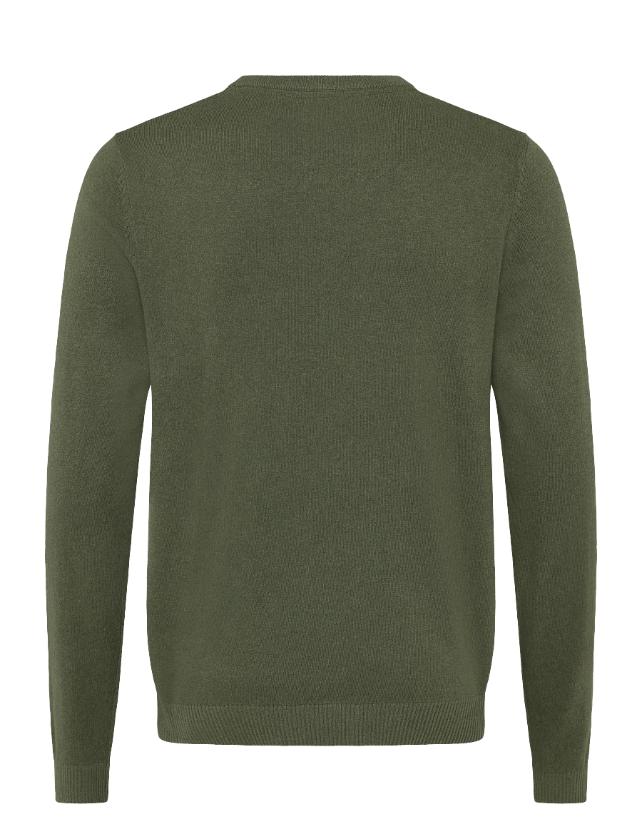 JJ REBEL - JREBCALLUM KNIT CREW NECK NOOS - Ümara kaelusega - forest night - 2