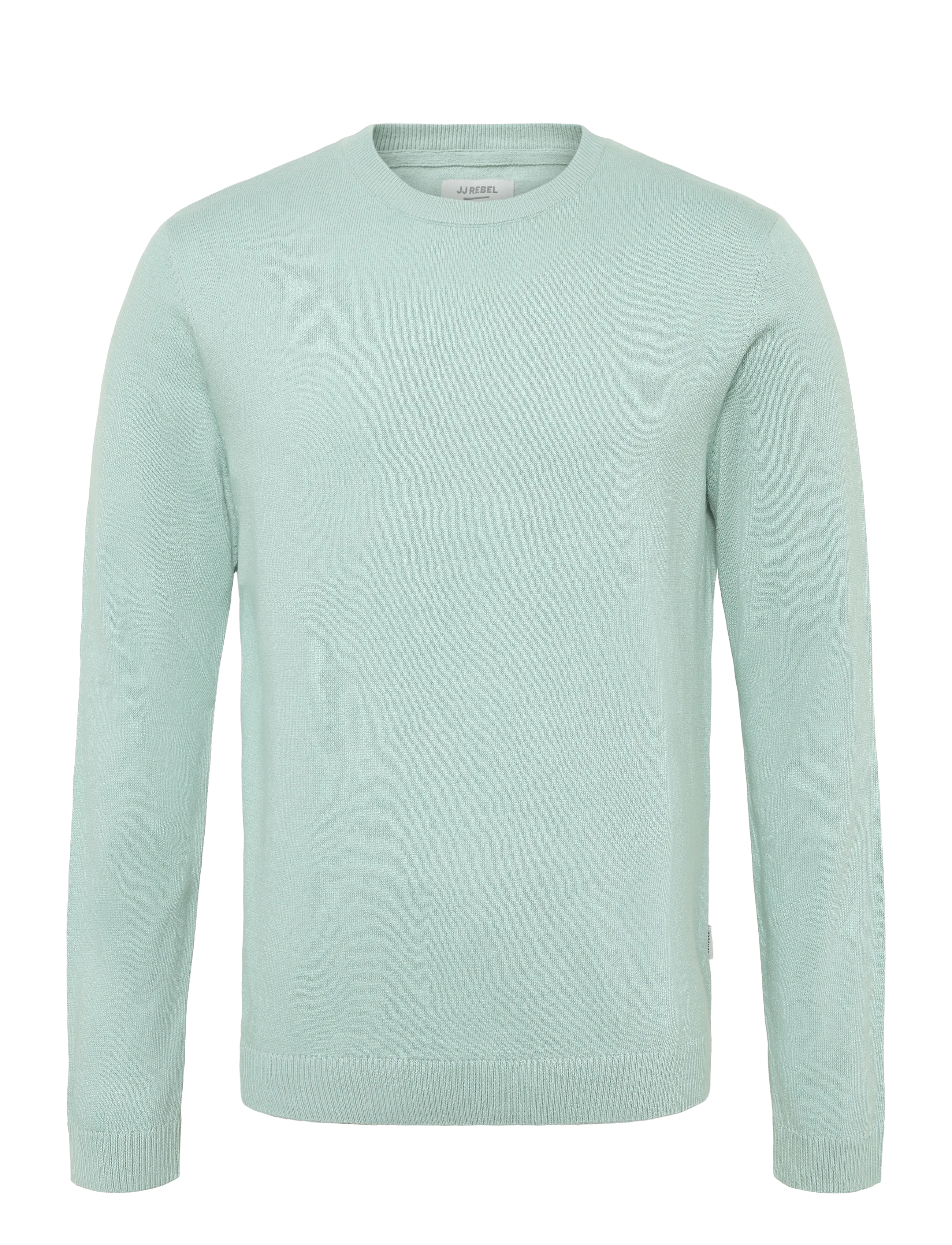 JJ REBEL JREBCALLUM KNIT CREW NECK NOOS - Knitted Round Necks - ICEBERG GREEN / green