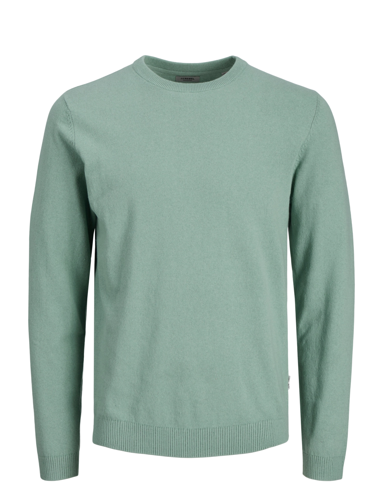 JJ REBEL JREBCALLUM KNIT CREW NECK NOOS - JJ REBEL - ICEBERG GREEN / green