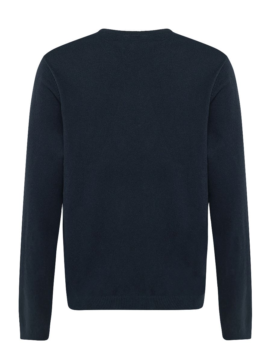 JJ REBEL - JREBCALLUM KNIT CREW NECK NOOS - Ümara kaelusega - navy blazer - 2
