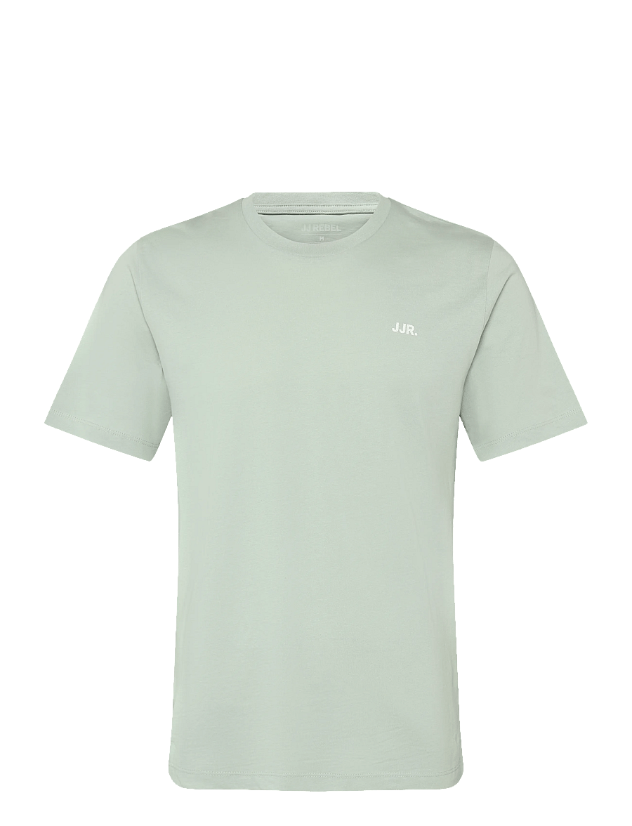 JJ REBEL - JREBREBEL LOGO TEE SS CREW NECK NOOS - aqua gray - 1