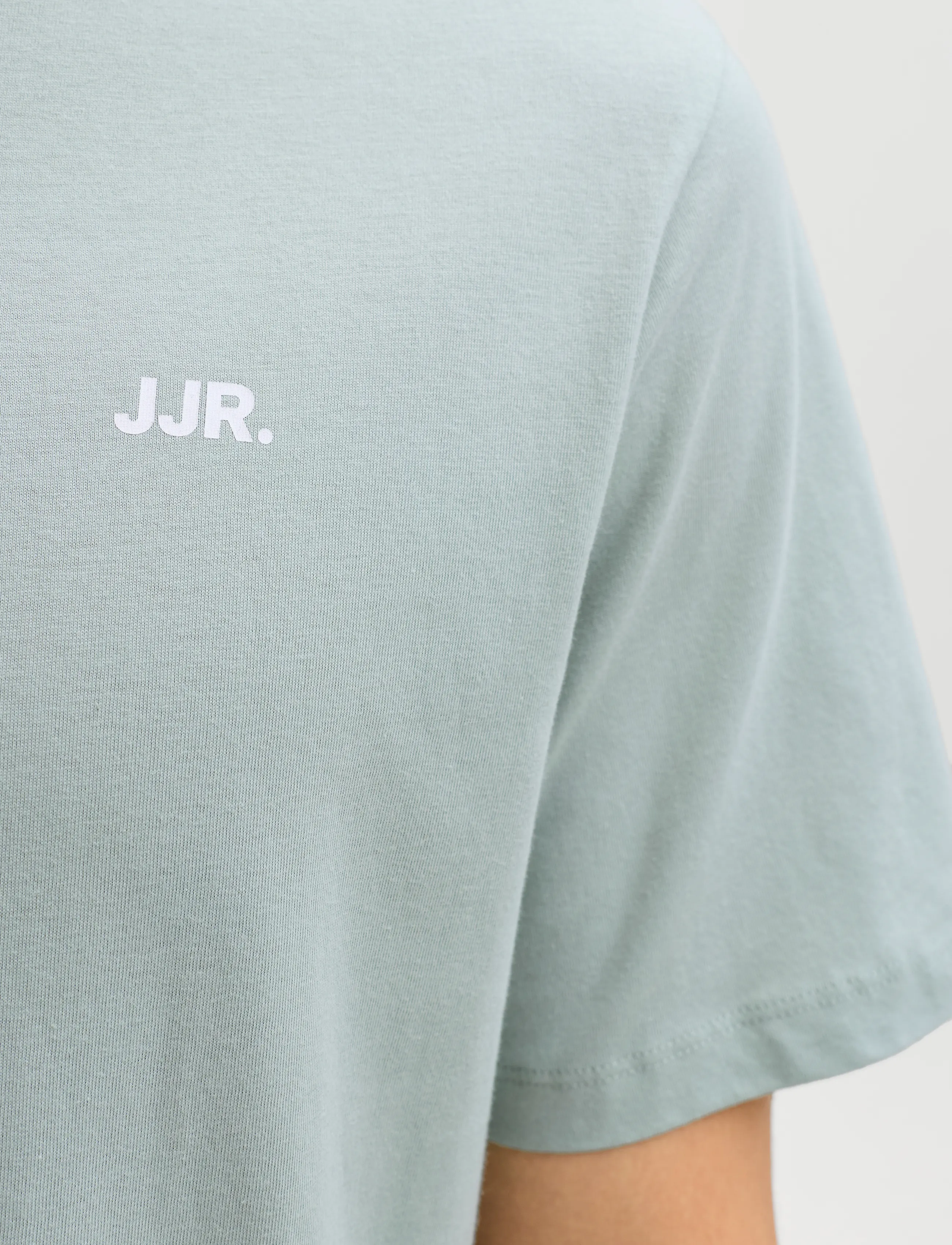 JJ REBEL - JREBREBEL LOGO TEE SS CREW NECK NOOS - die niedrigsten preise - aqua gray - 5