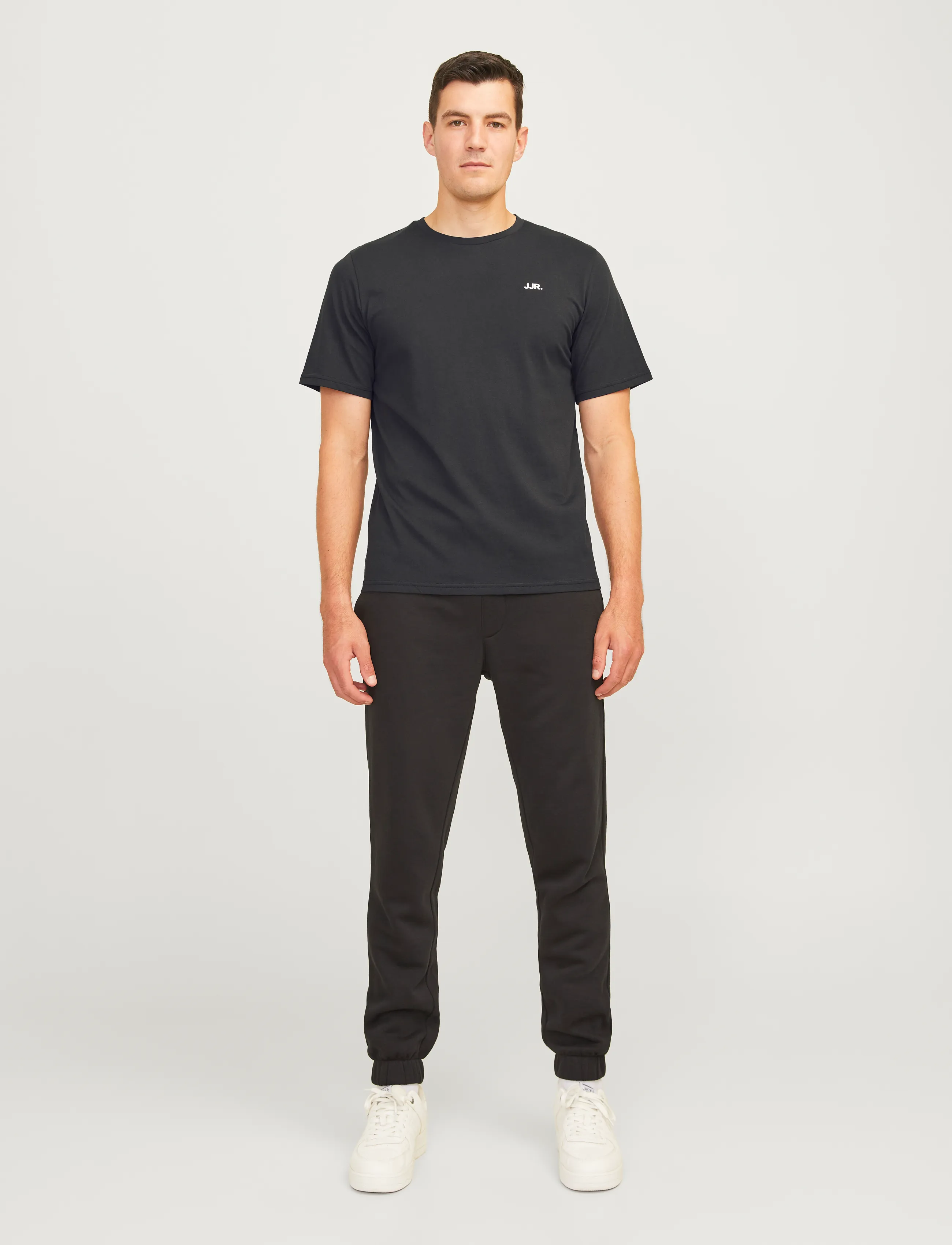 JJ REBEL - JREBREBEL LOGO TEE SS CREW NECK NOOS - madalaimad hinnad - black - 4