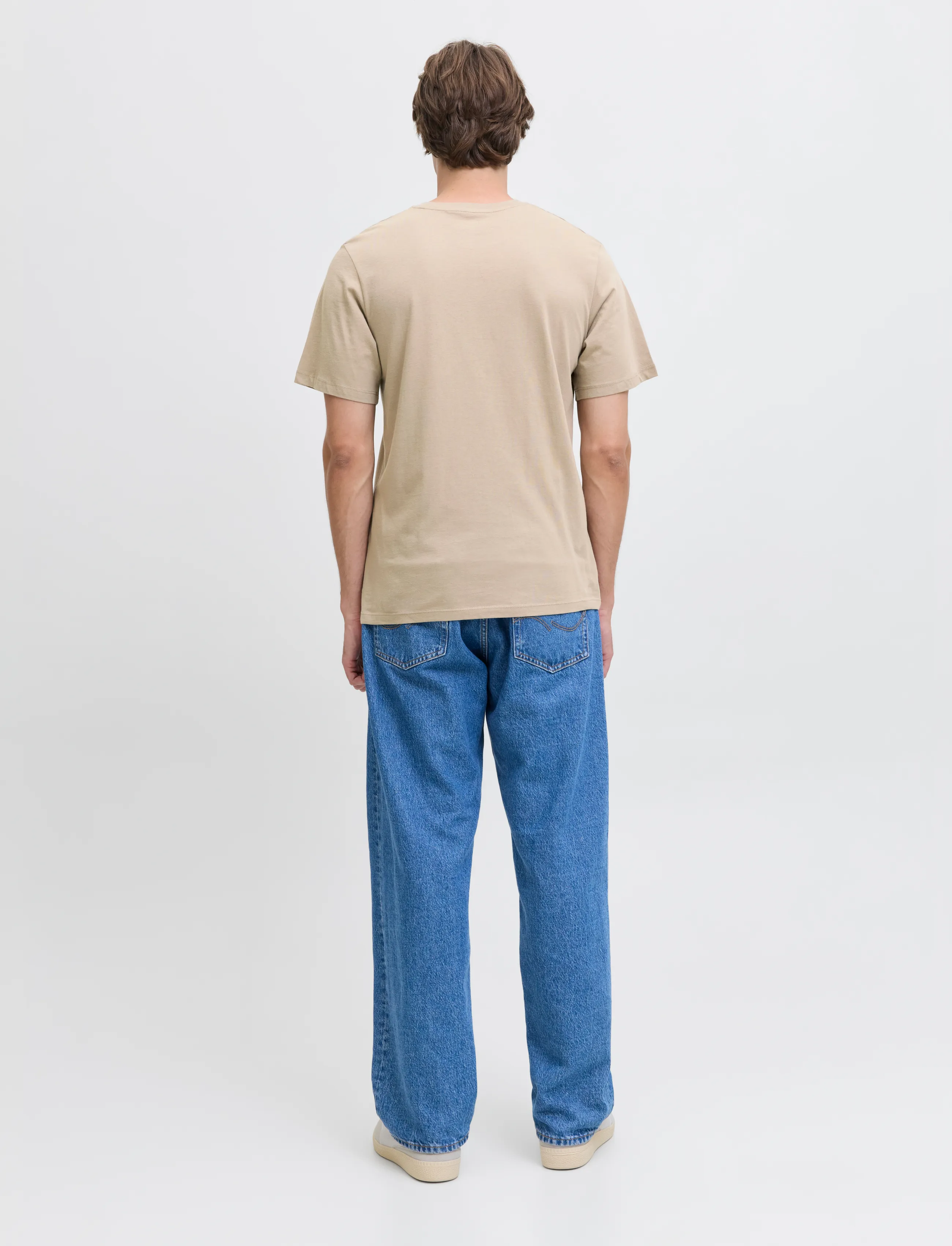 JJ REBEL - JREBREBEL LOGO TEE SS CREW NECK NOOS - die niedrigsten preise - roasted cashew - 3