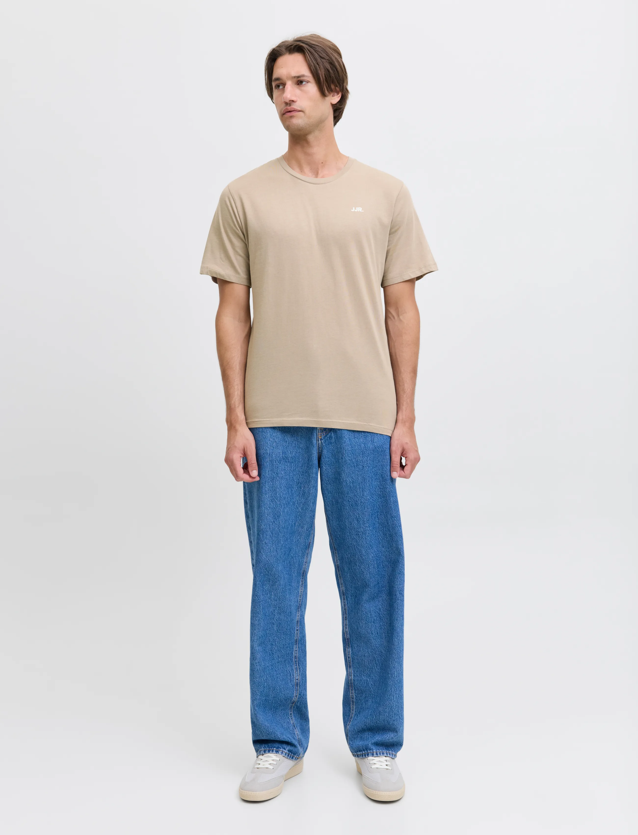 JJ REBEL - JREBREBEL LOGO TEE SS CREW NECK NOOS - die niedrigsten preise - roasted cashew - 4