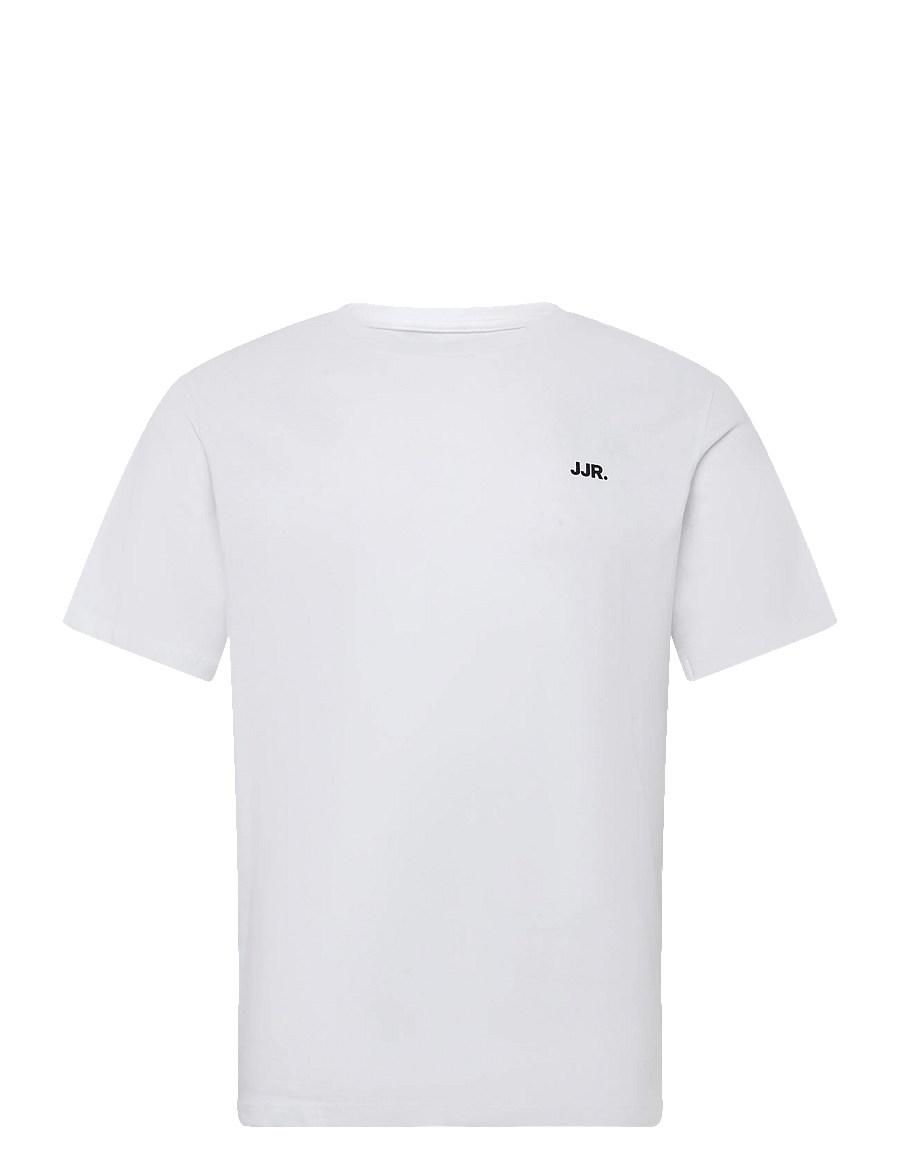 JJ REBEL - JREBREBEL LOGO TEE SS CREW NECK NOOS - lühikeste varrukatega t-särgid - white - 1