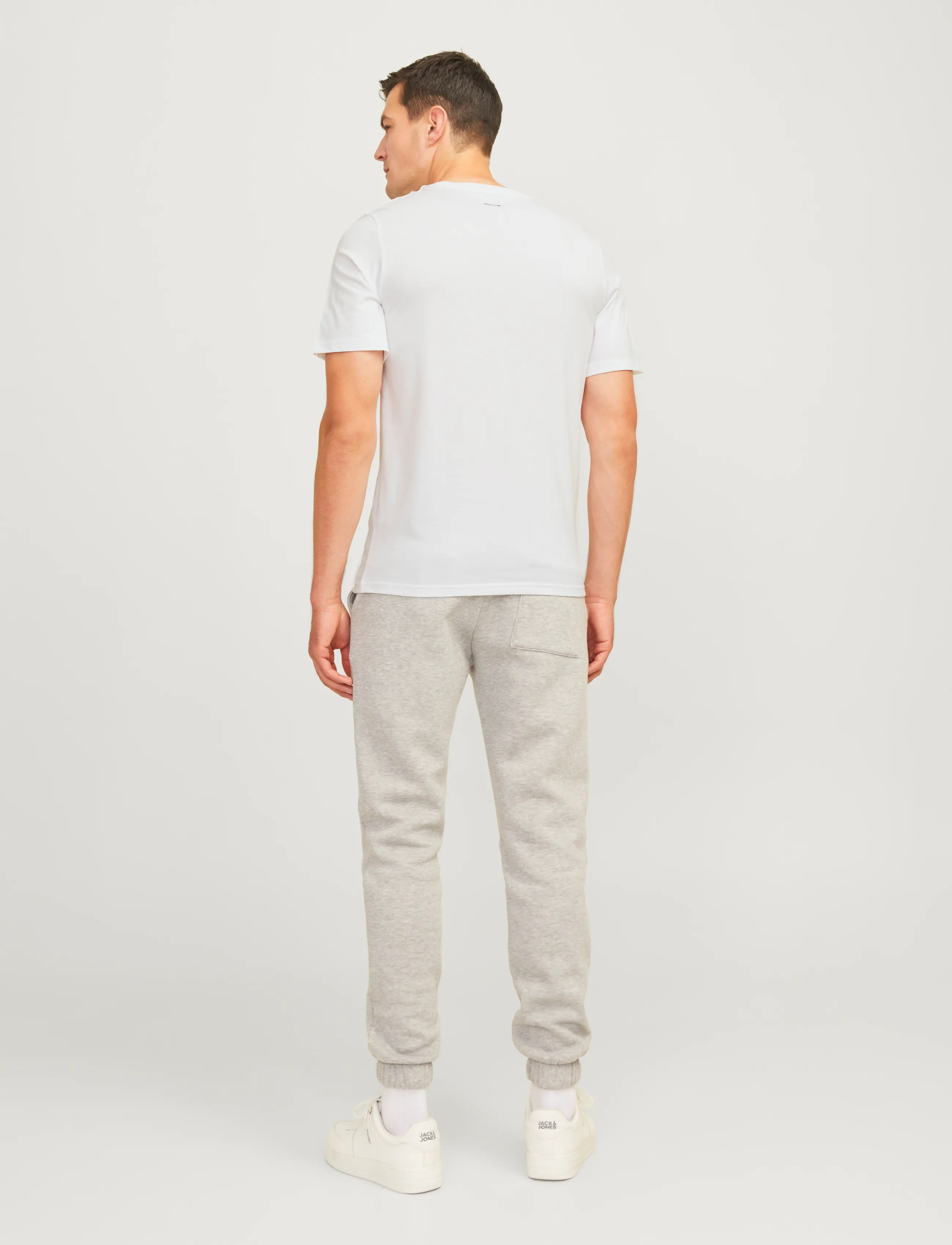 JJ REBEL - JREBREBEL LOGO TEE SS CREW NECK NOOS - laveste priser - white - 3