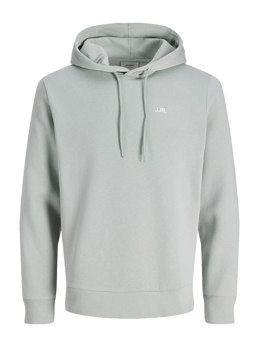 JJ REBEL - JREBREBEL LOGO SWEAT HOOD NOOS - aqua gray - 1