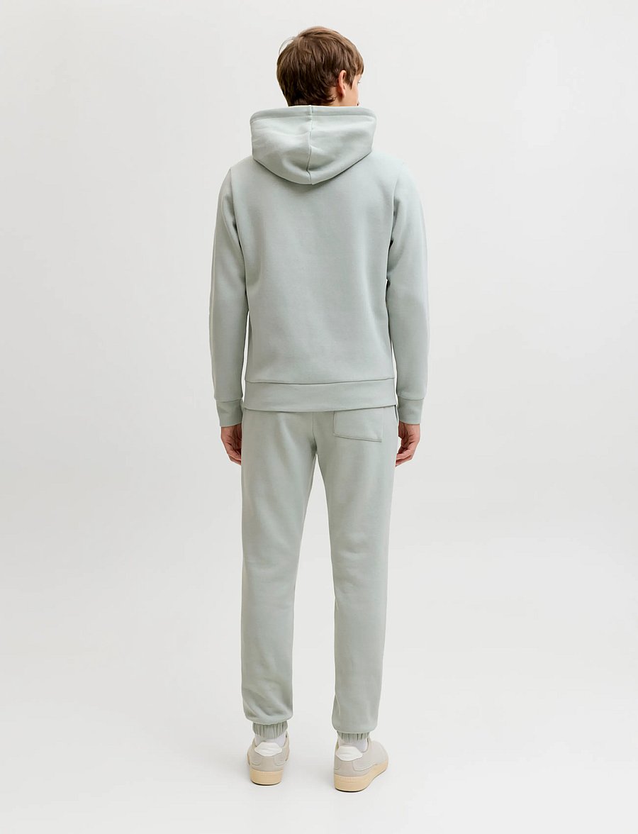 JJ REBEL - JREBREBEL LOGO SWEAT HOOD NOOS - aqua gray - 3
