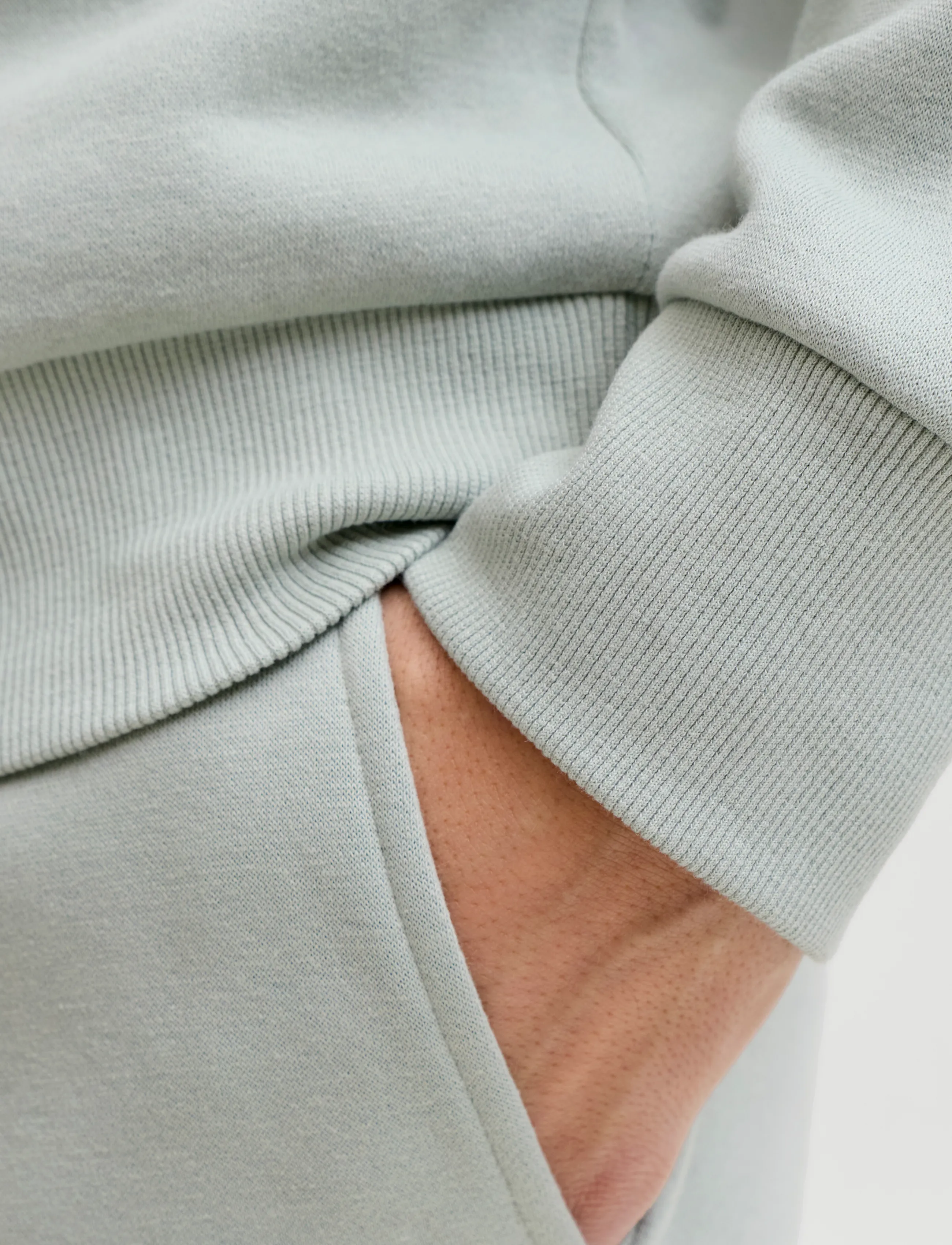 JJ REBEL - JREBREBEL LOGO SWEAT HOOD NOOS - laveste priser - aqua gray - 5