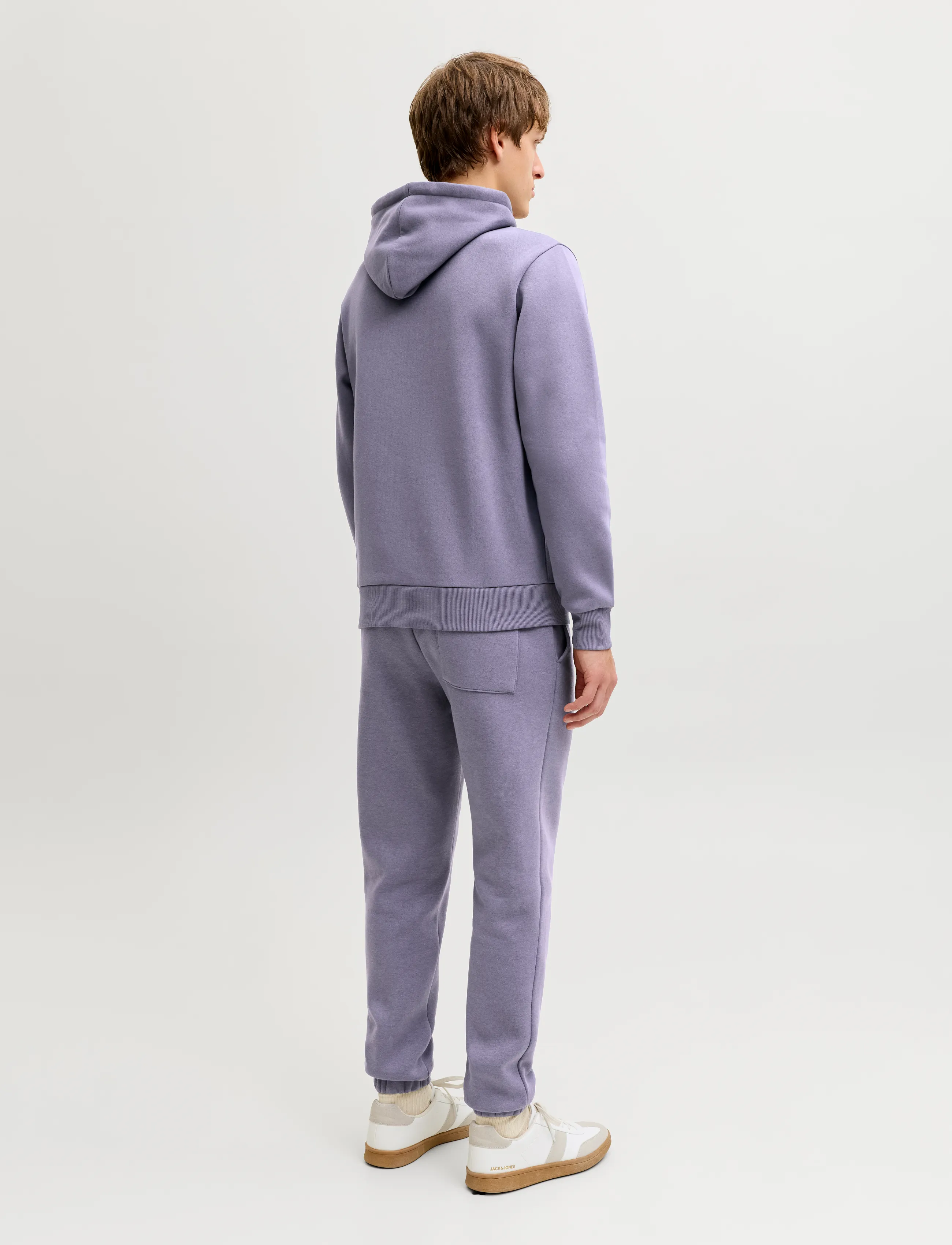 JJ REBEL - JREBREBEL LOGO SWEAT HOOD NOOS - folkstone gray - 3