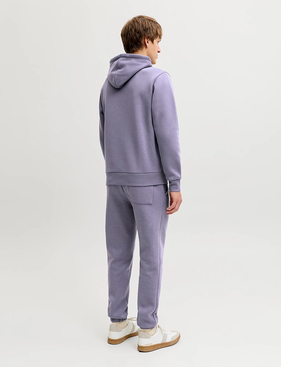JJ REBEL - JREBREBEL LOGO SWEAT HOOD NOOS - folkstone gray - 3