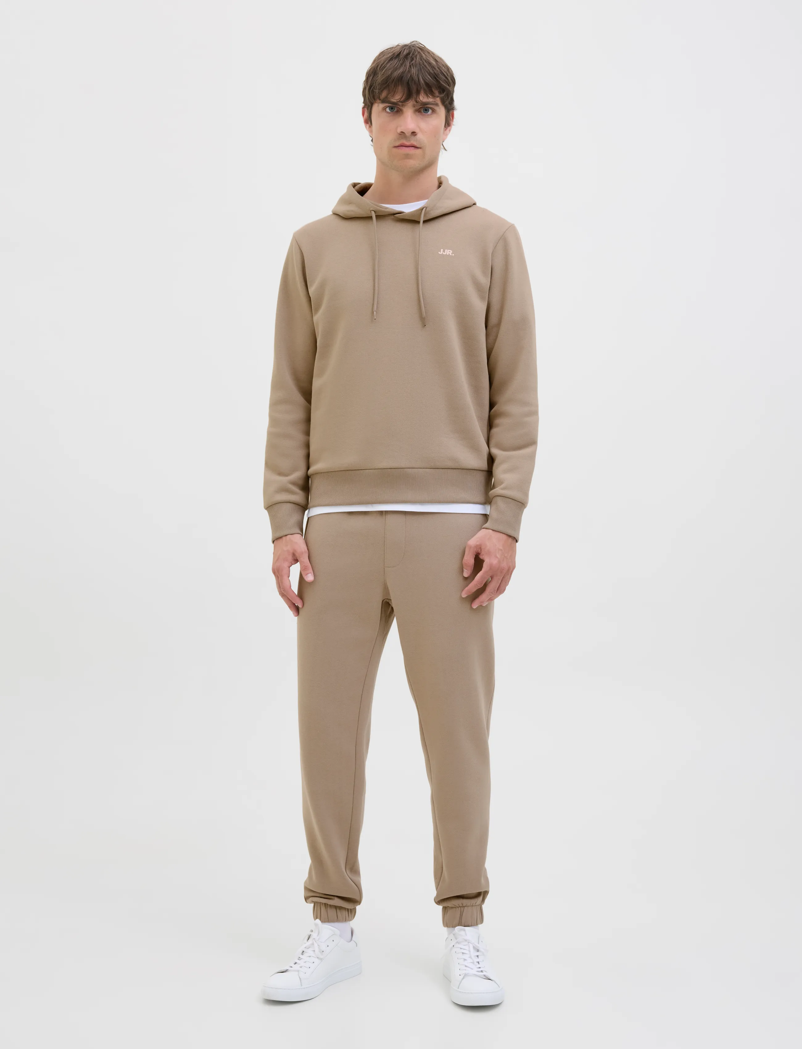 JJ REBEL - JREBREBEL LOGO SWEAT HOOD NOOS - roasted cashew - 4