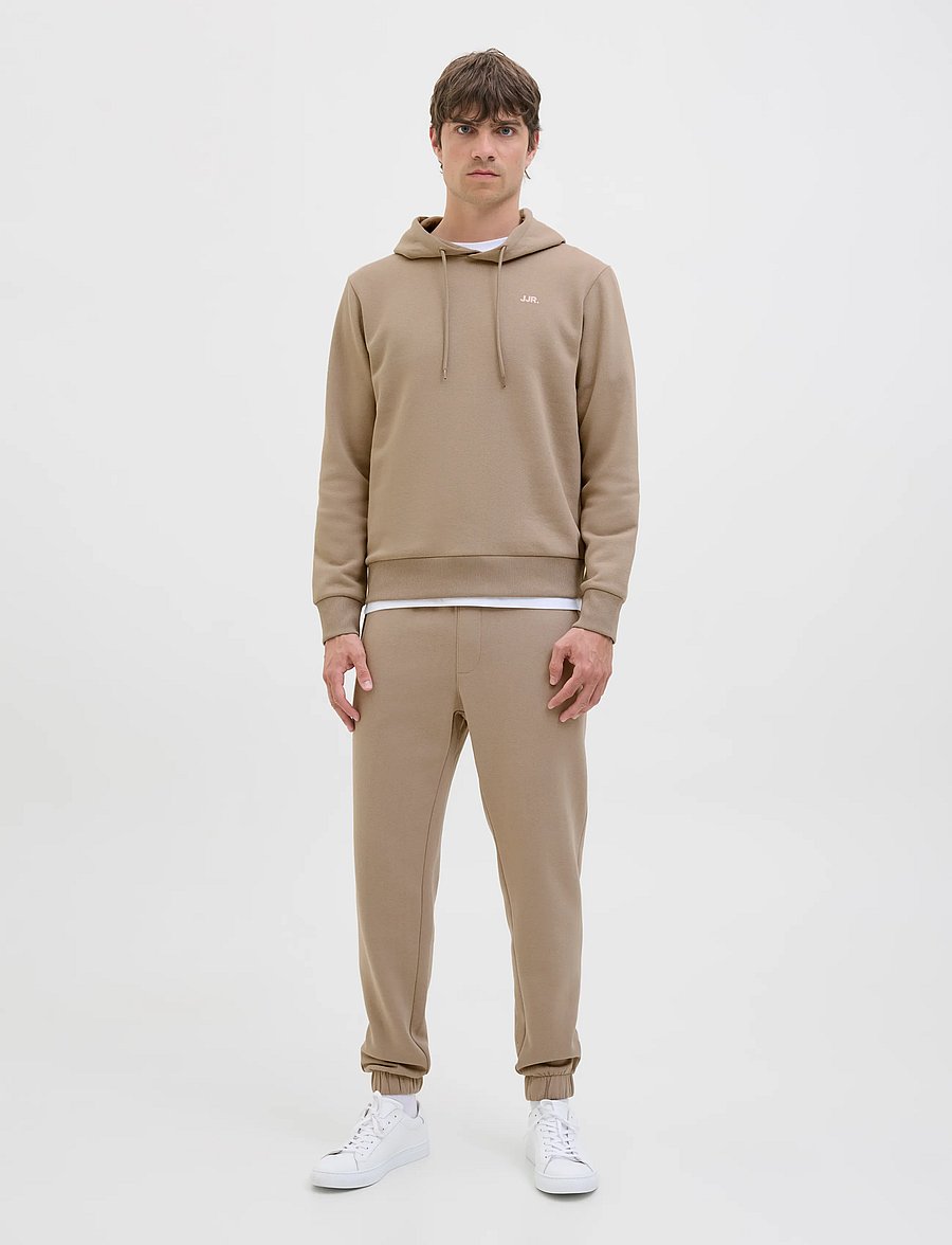 JJ REBEL - JREBREBEL LOGO SWEAT HOOD NOOS - roasted cashew - 4