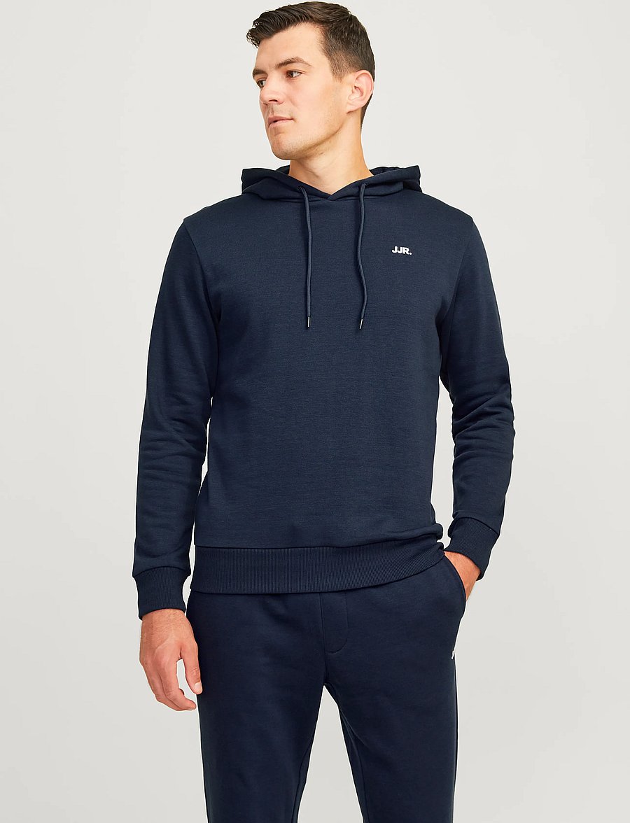 JJ REBEL - JREBREBEL LOGO SWEAT HOOD NOOS - sky captain - 0