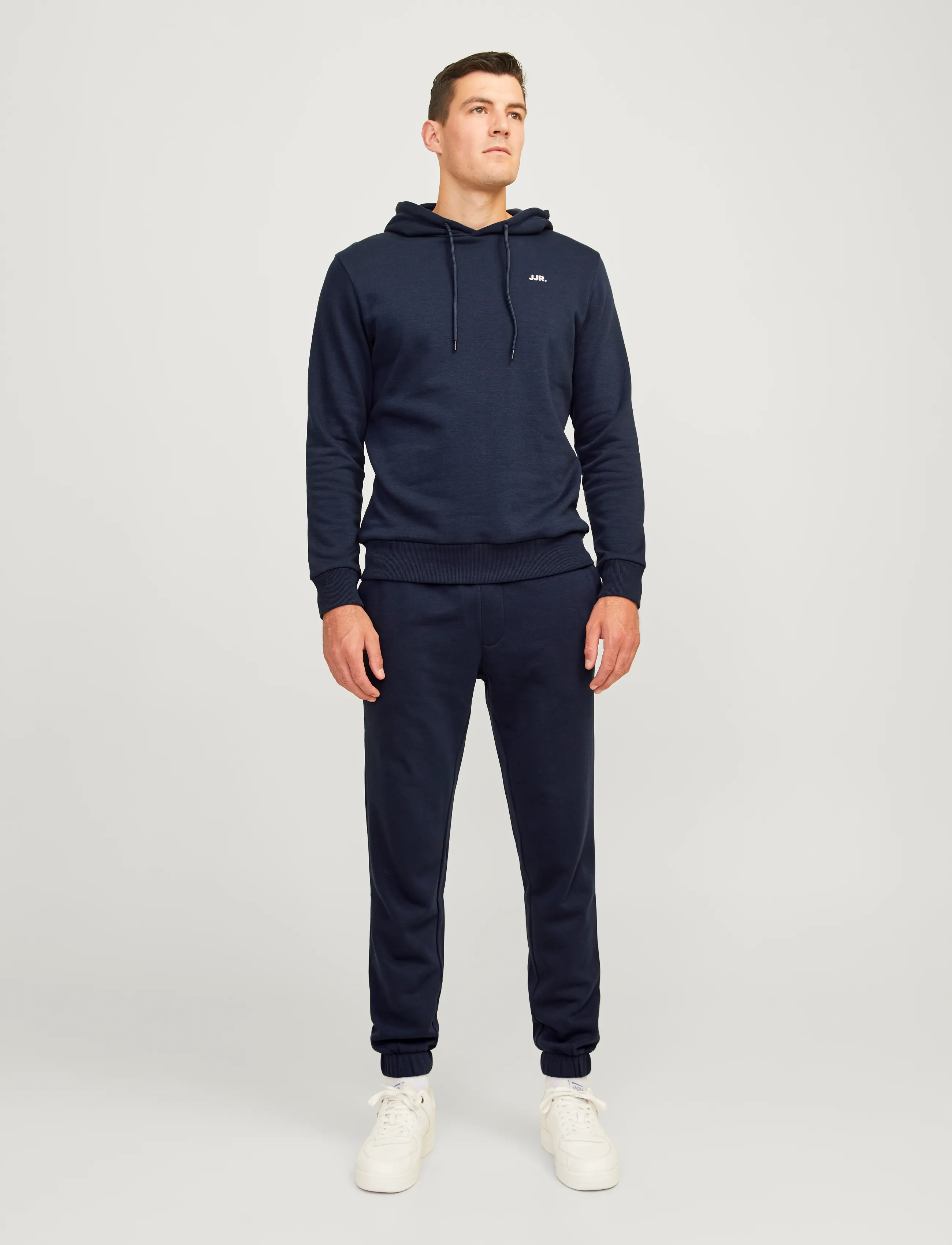 JJ REBEL - JREBREBEL LOGO SWEAT HOOD NOOS - laveste priser - sky captain - 4
