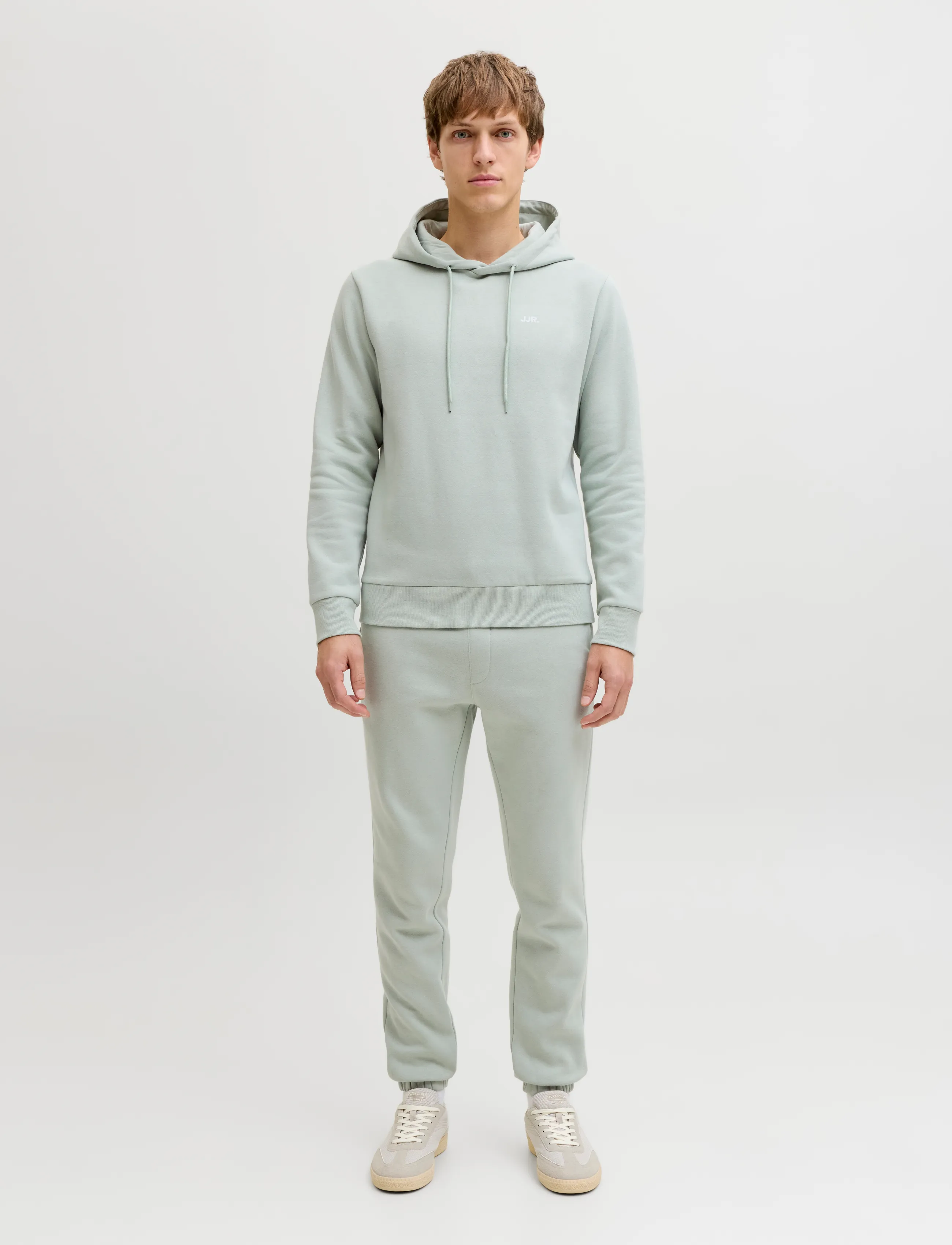 JJ REBEL - JREBGORM REG REBEL LOGO SWEAT PANTS NOOS - madalaimad hinnad - aqua gray - 4