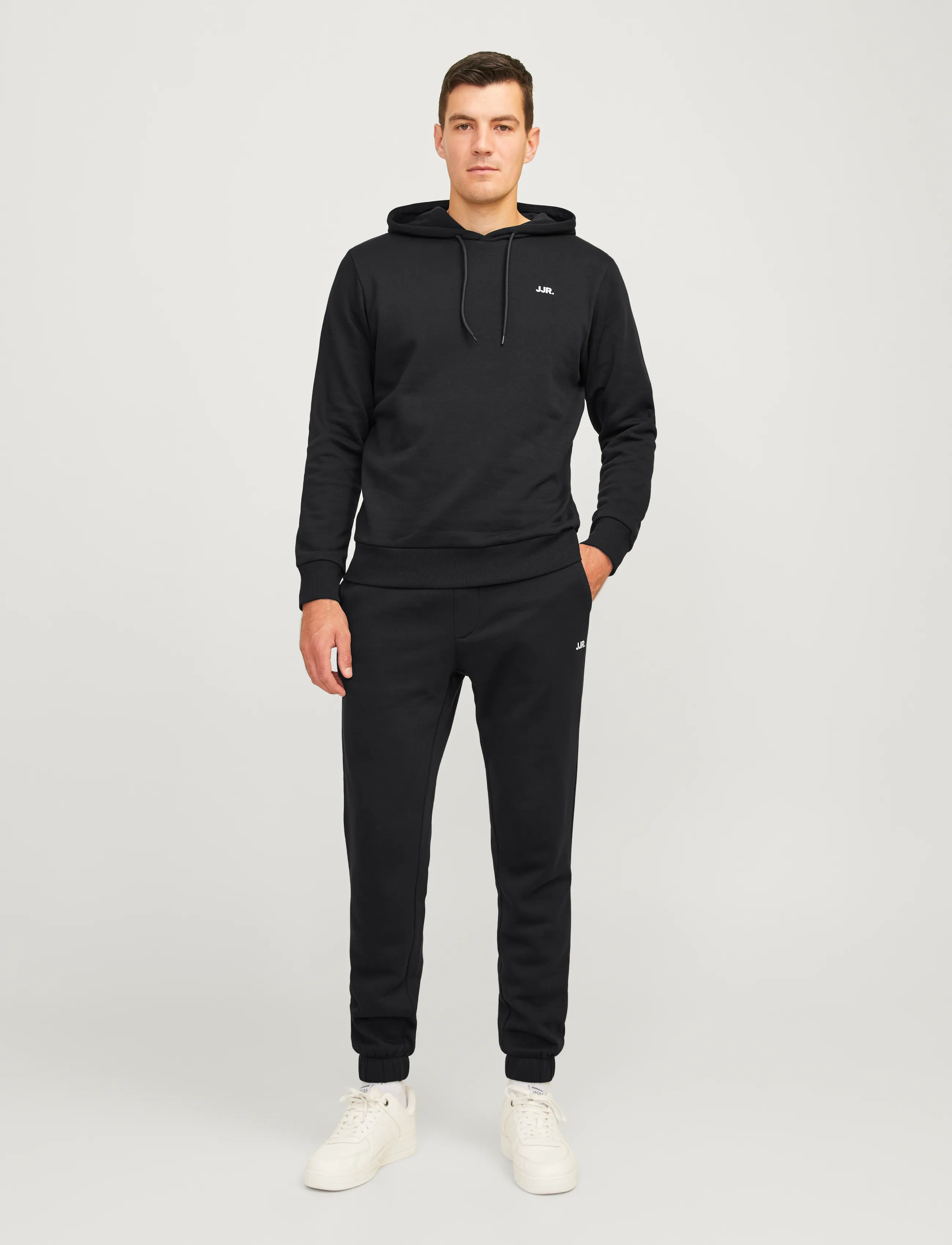 JJ REBEL - JREBGORM REG REBEL LOGO SWEAT PANTS NOOS - madalaimad hinnad - black - 4