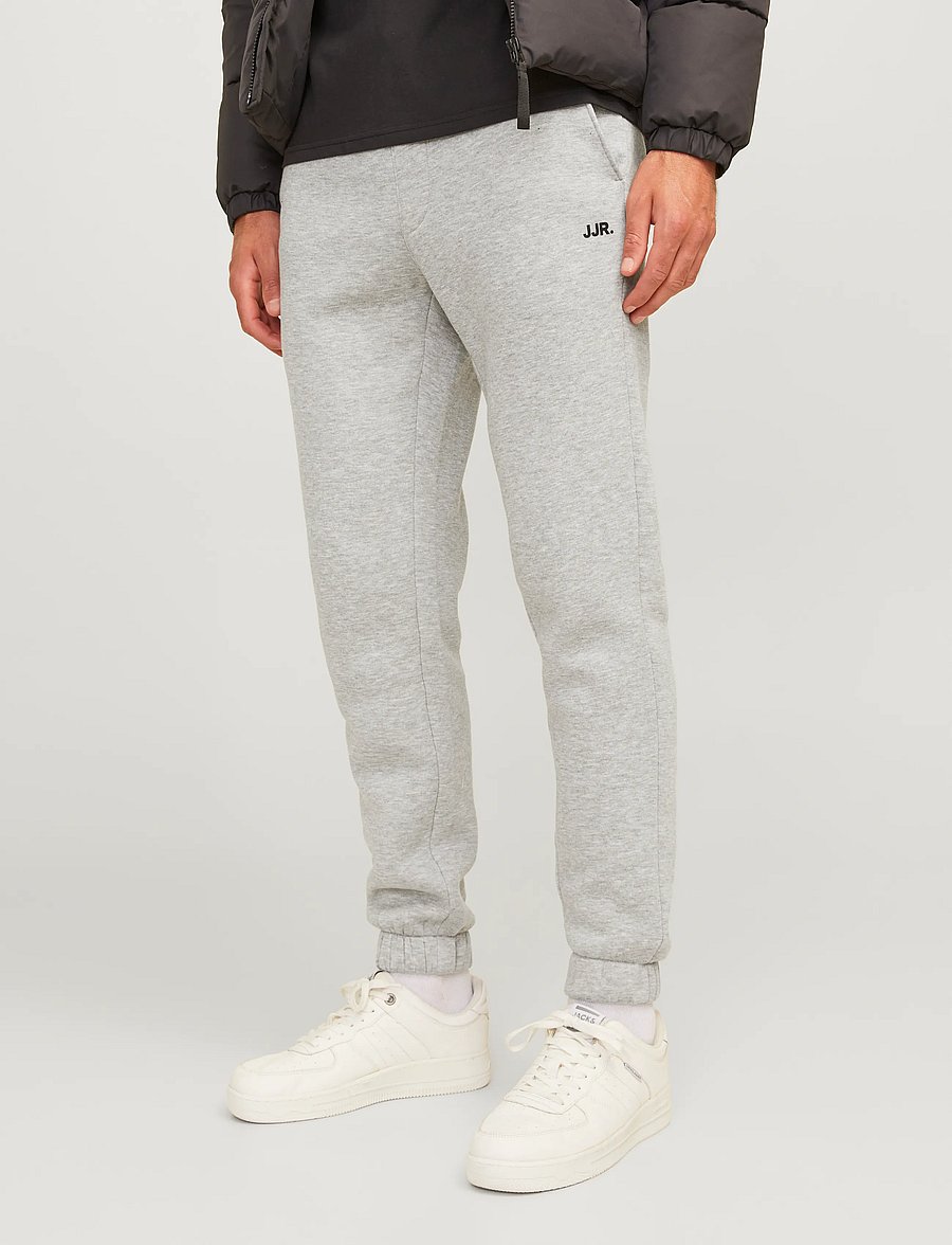 JJ REBEL - JREBGORM REG REBEL LOGO SWEAT PANTS NOOS - light grey melange - 0