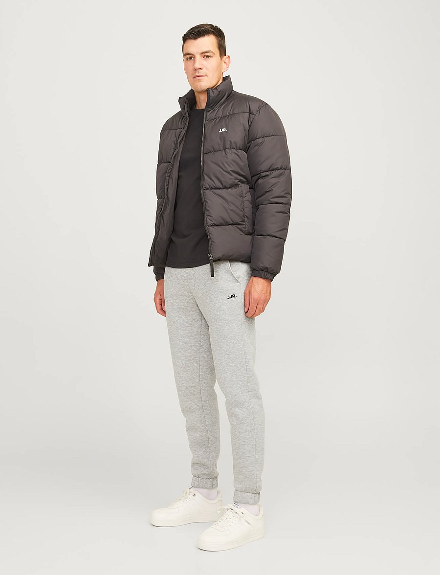 JJ REBEL - JREBGORM REG REBEL LOGO SWEAT PANTS NOOS - light grey melange - 4