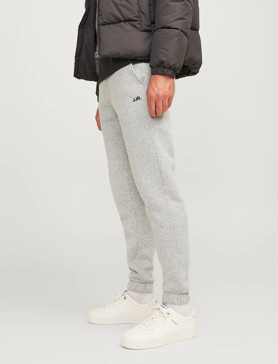 JJ REBEL - JREBGORM REG REBEL LOGO SWEAT PANTS NOOS - light grey melange - 5