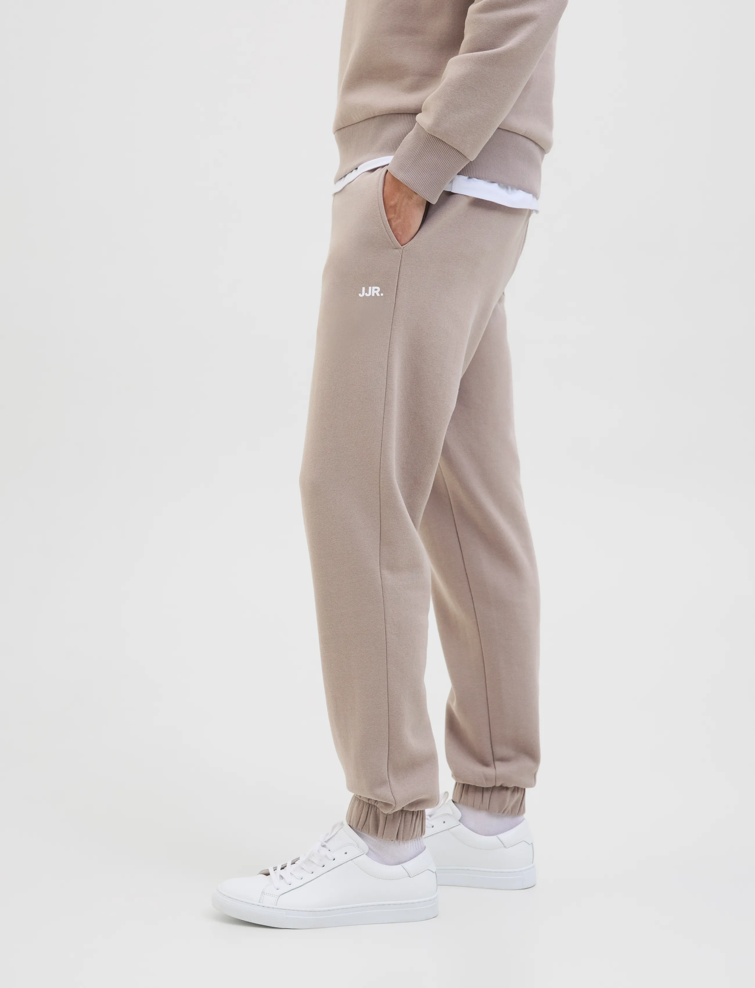JJ REBEL - JREBGORM REG REBEL LOGO SWEAT PANTS NOOS - roasted cashew - 5