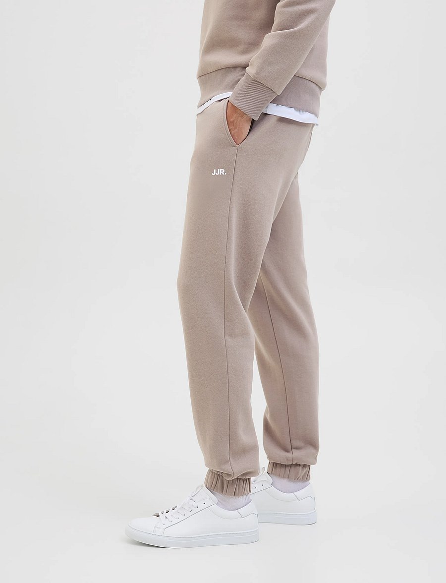 JJ REBEL - JREBGORM REG REBEL LOGO SWEAT PANTS NOOS - roasted cashew - 5
