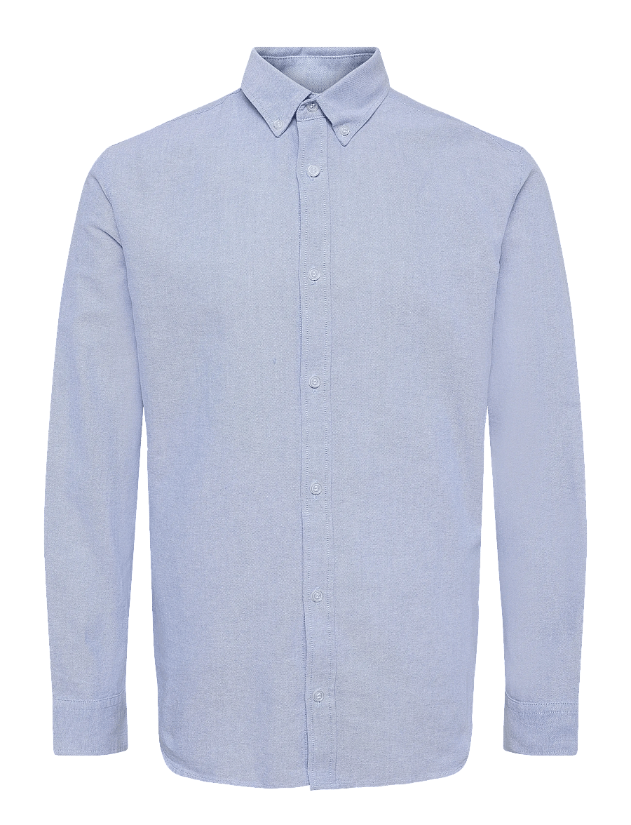 JJ REBEL - JREBOSCAR SHIRT LS NOOS - cashmere blue - 1