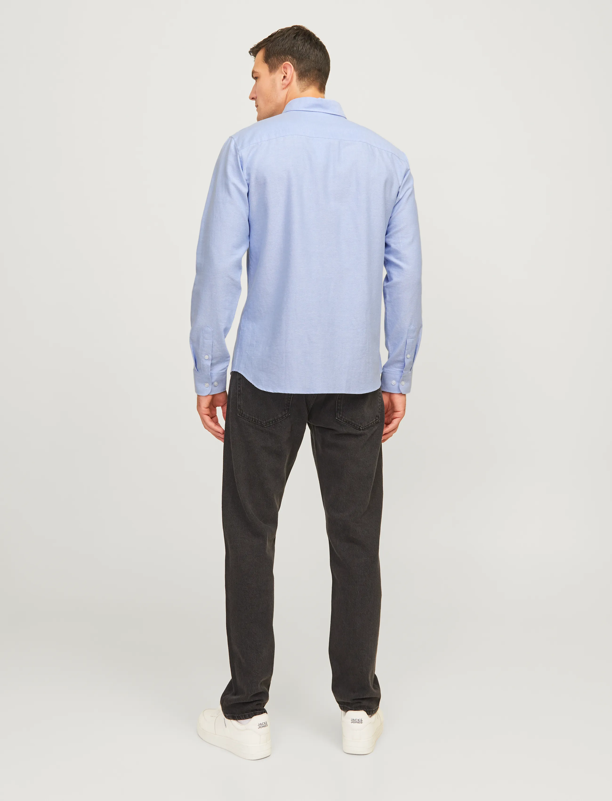 JJ REBEL - JREBOSCAR SHIRT LS NOOS - laveste priser - cashmere blue - 3