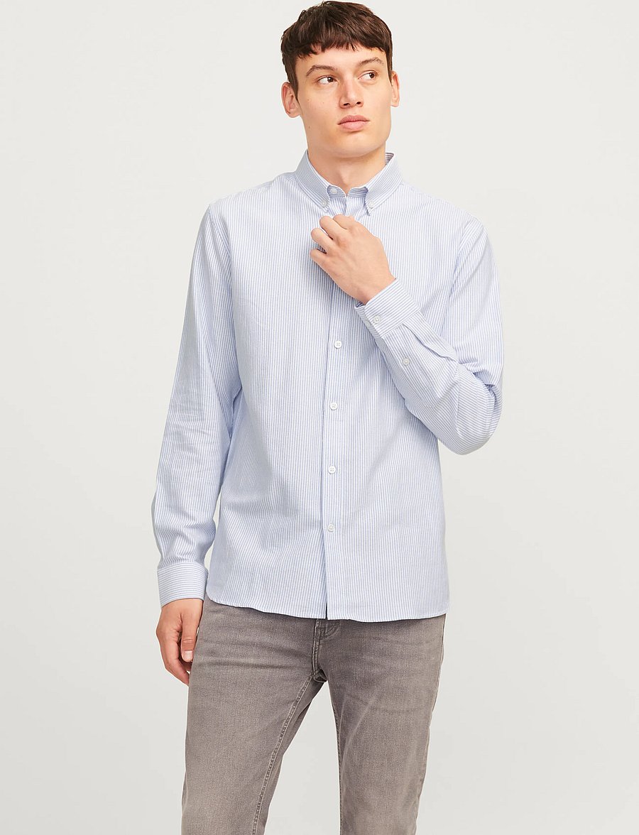 JJ REBEL - JREBOSCAR SHIRT LS NOOS - infinity - 0
